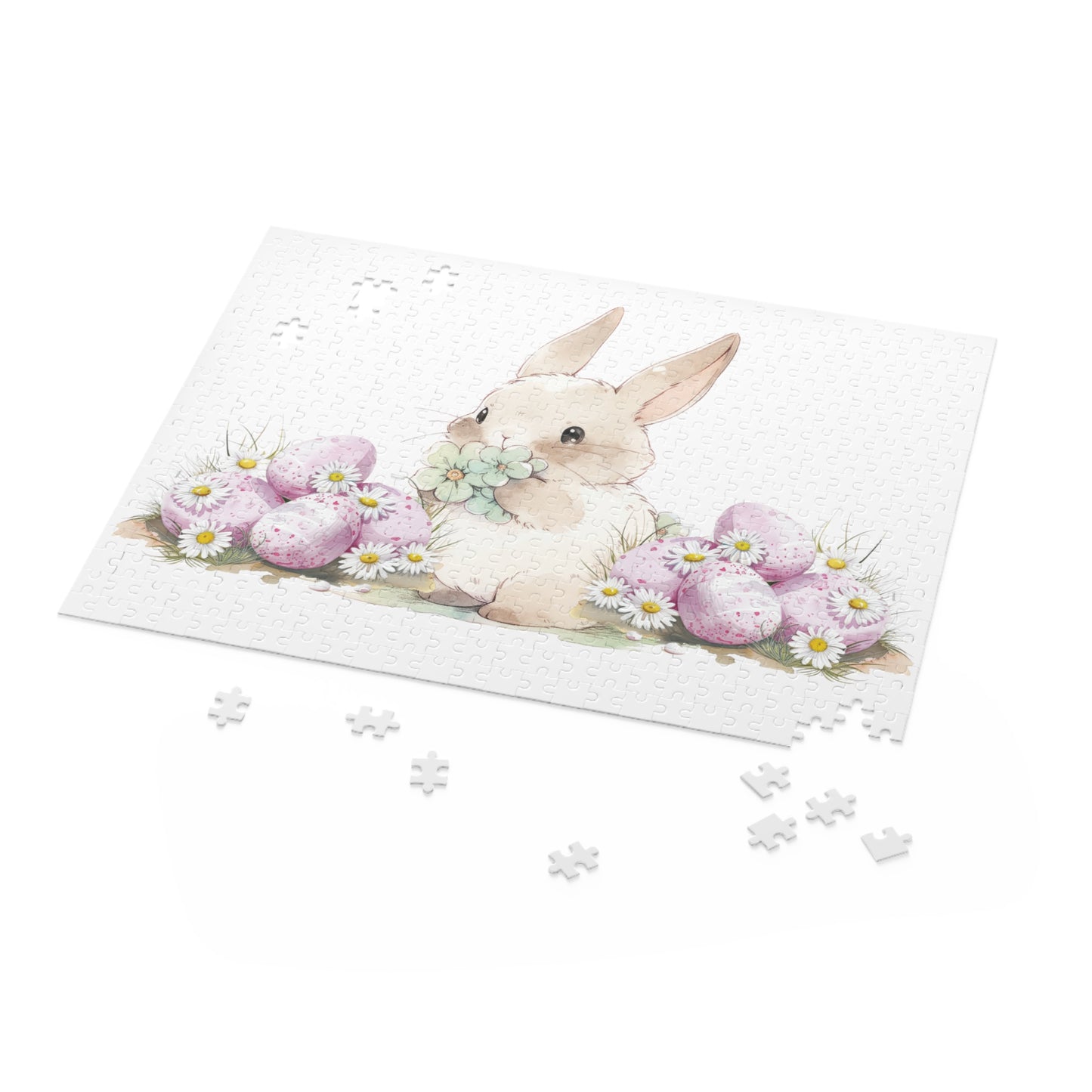 Personalised/Non-Personalised Puzzle, Easter Bunny (120, 252, 500-Piece)