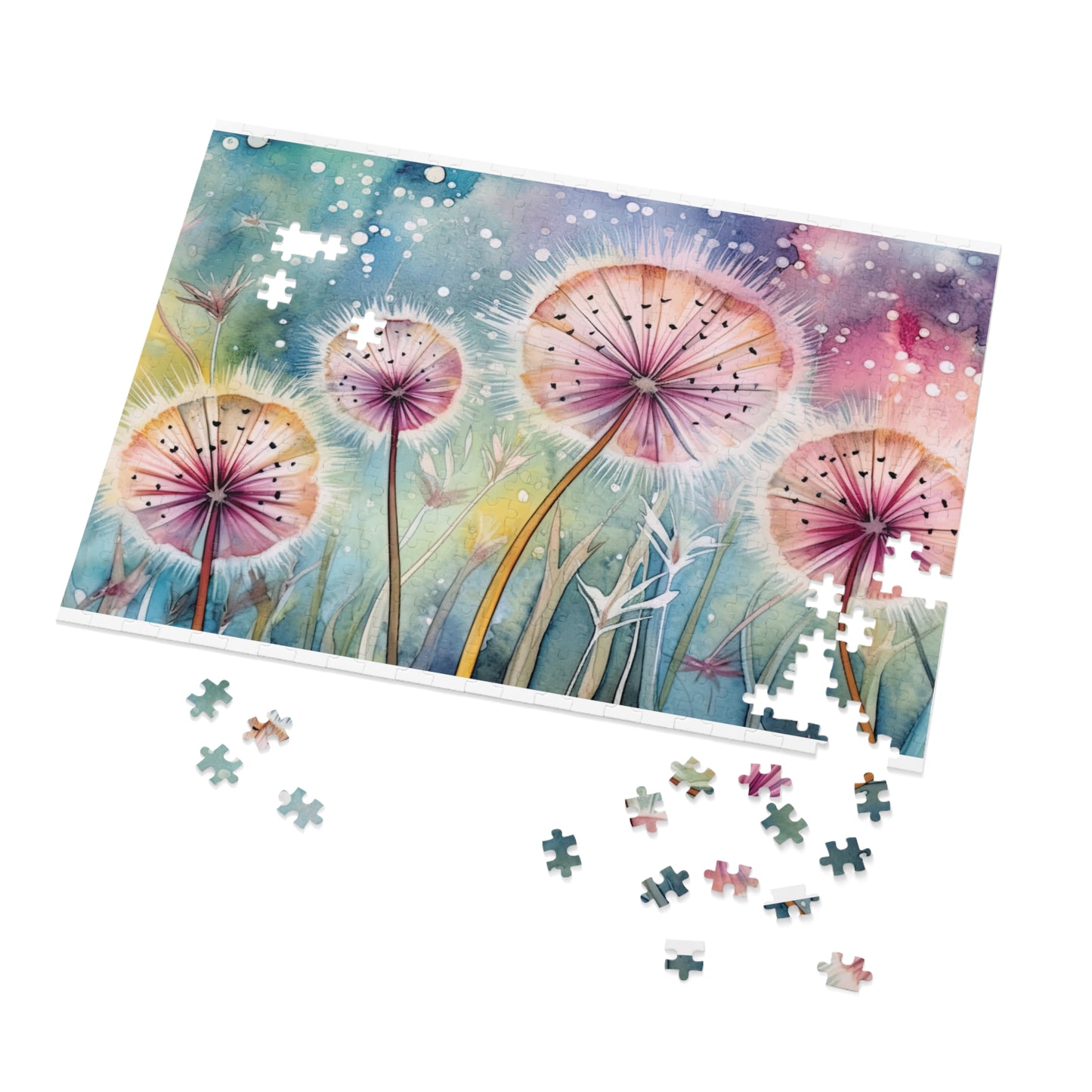 Jigsaw Puzzle, Floral, Personalised/Non-Personalised (30, 110, 252, 500,1000-Piece)