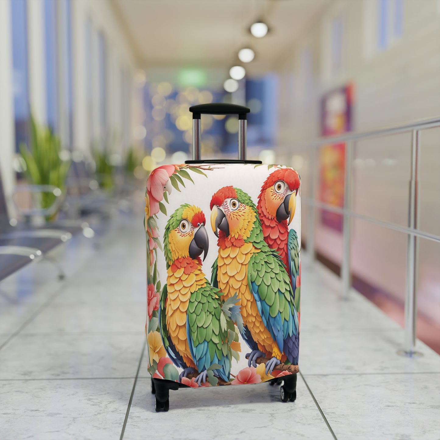 Luggage Cover, Parrots, awd-439