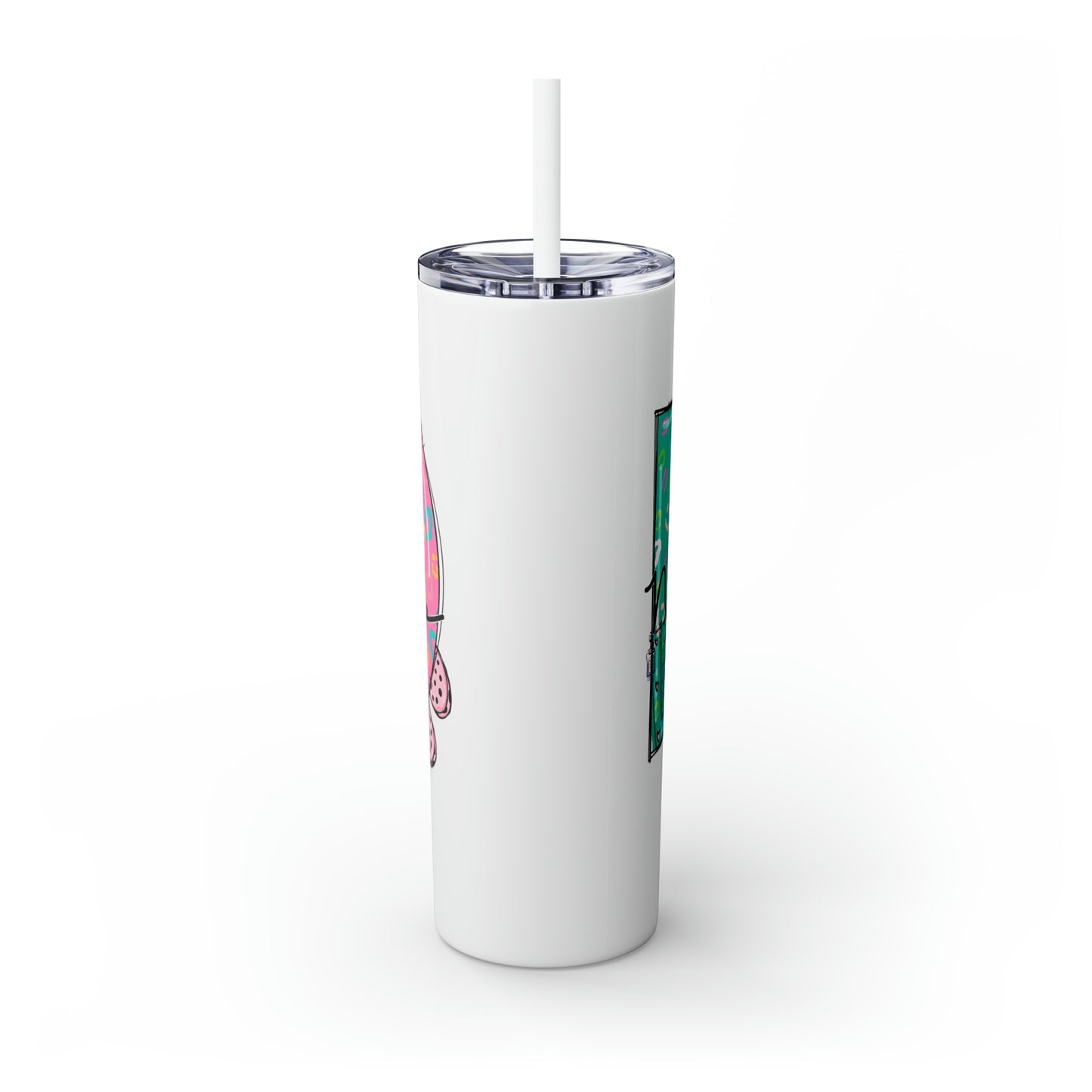 Skinny Tumbler with Straw, 20oz, L&D Nurse