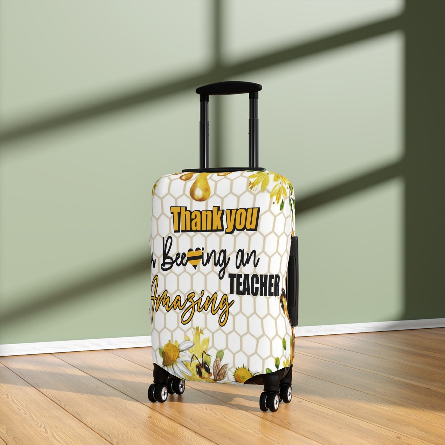 Luggage Cover, Teacher, Thanks for beeing an amazing Teacher, awd-1461