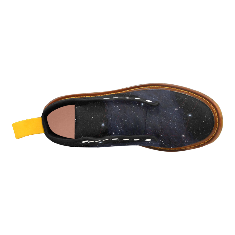 Unicorn constellation in deep space sky Martin Boots For Women Model 1203H