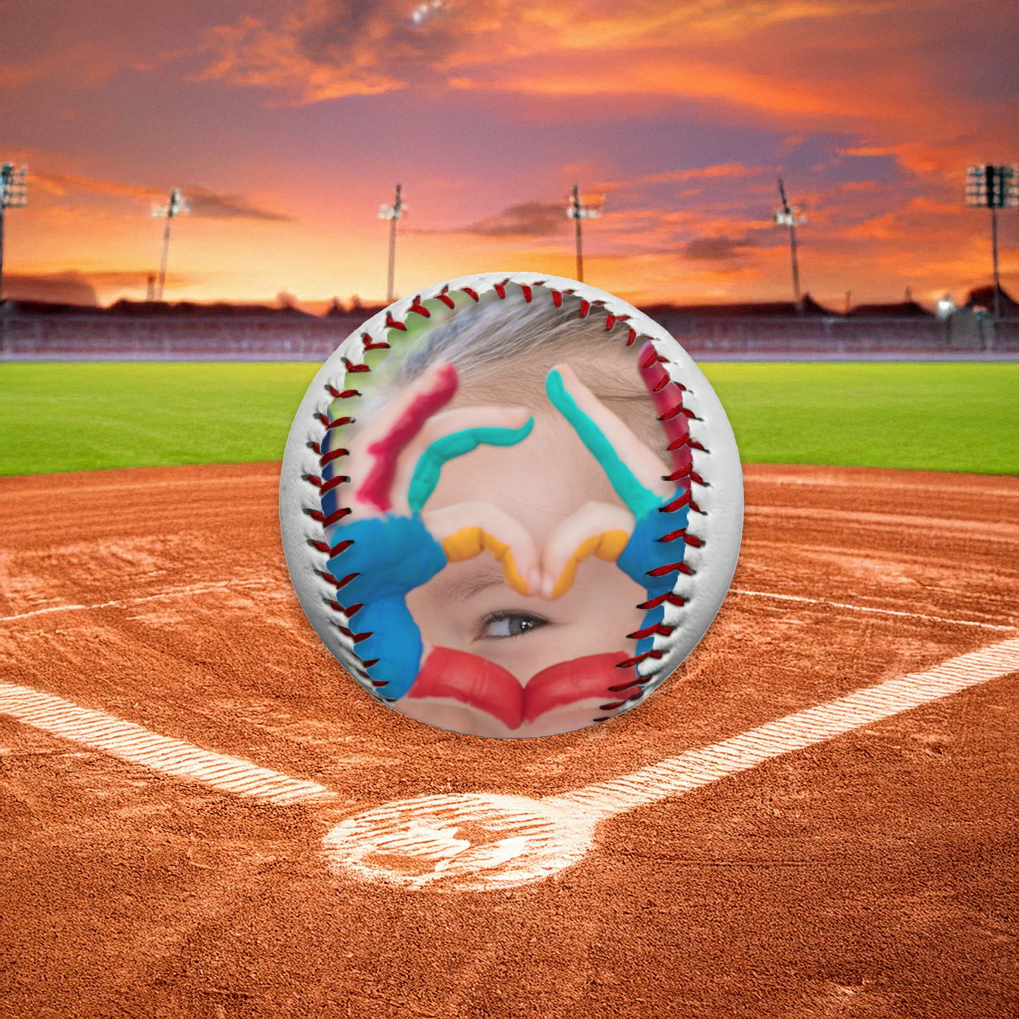 Personalised Baseball Dad, Best Dad in the Word