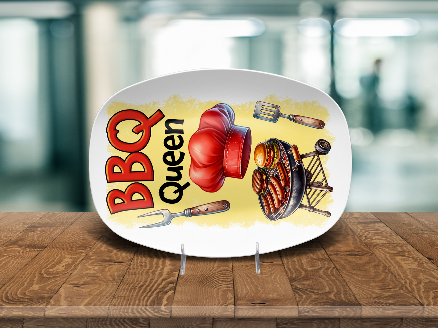 BBQ Queen 10"x14" Platter