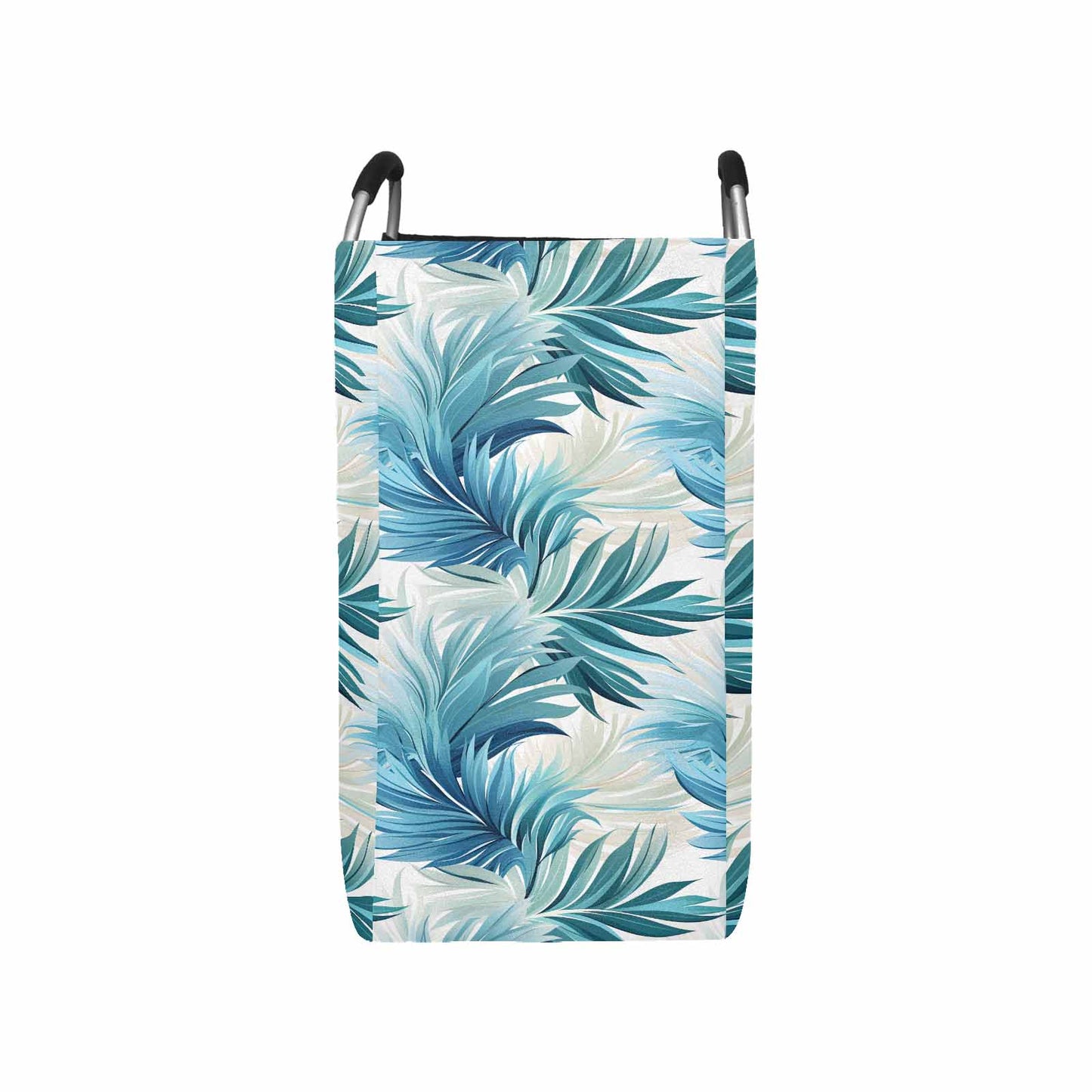 Blue Palms  Square Laundry Basket