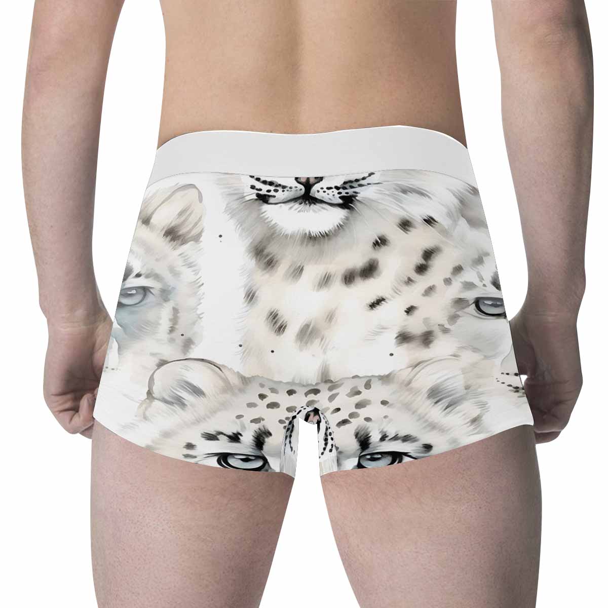 Leopard  Men's All Over Print Boxer Briefs (Made In AUS)