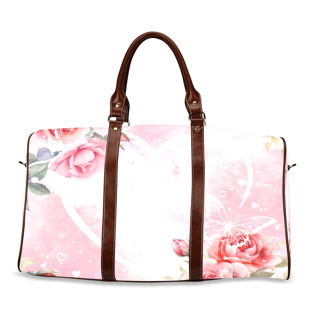 roses1 Waterproof Travel Bag/Small (Model 1639)