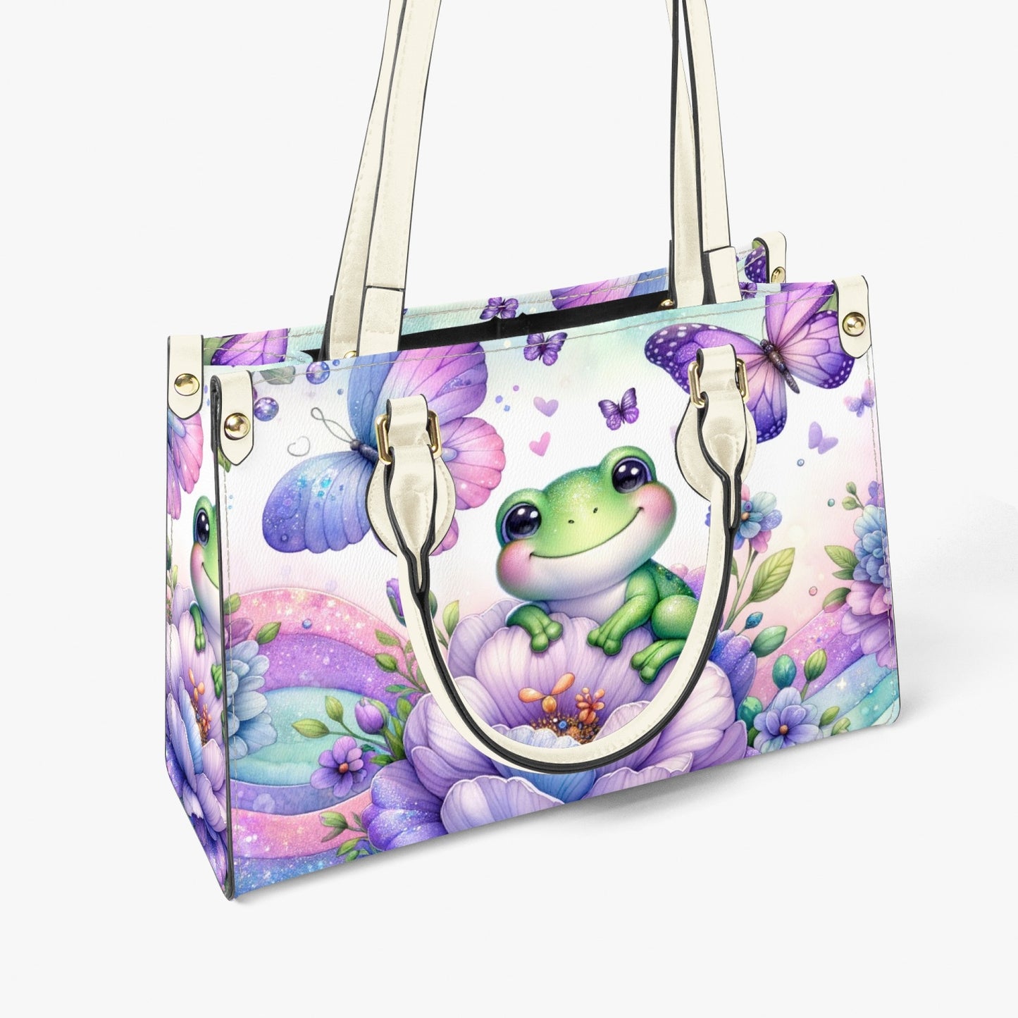 Women's Tote Bag - Long Strap - Frog