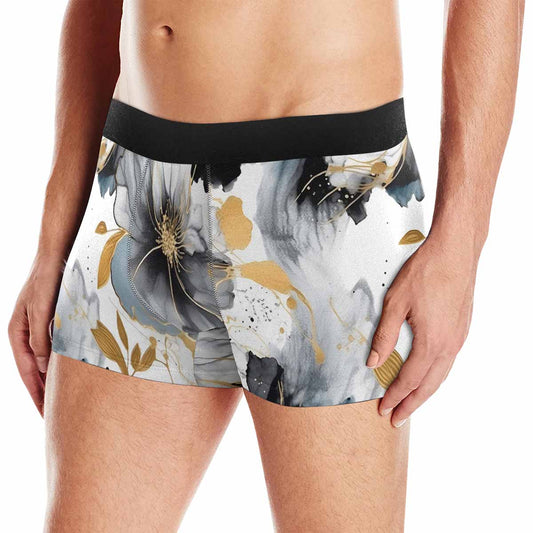 Black White and Gold  AUS Men's  Boxer Briefs (Made In AUS)