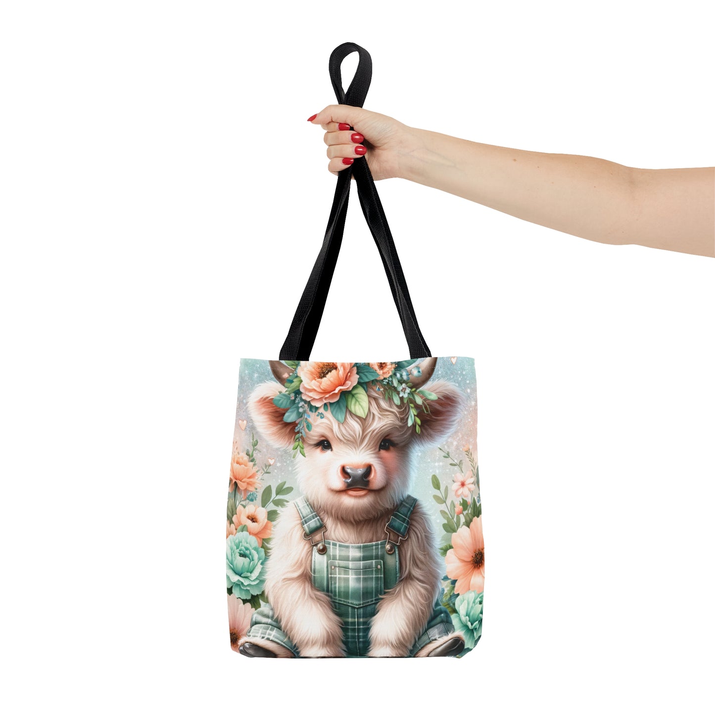 Tote Bag, Highland Cow, Personalised/Non-Personalised Tote bag