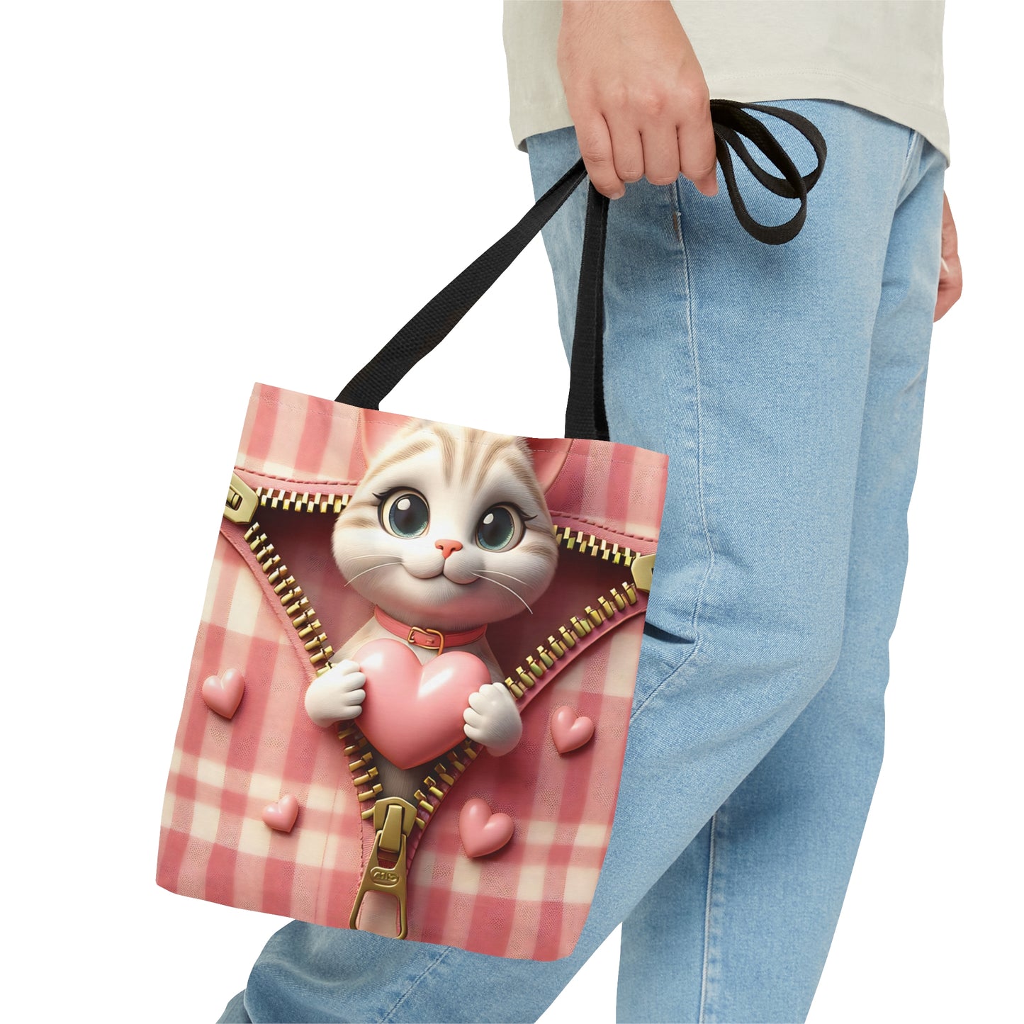 Tote Bag, Cat, Personalised/Non-Personalised Tote bag