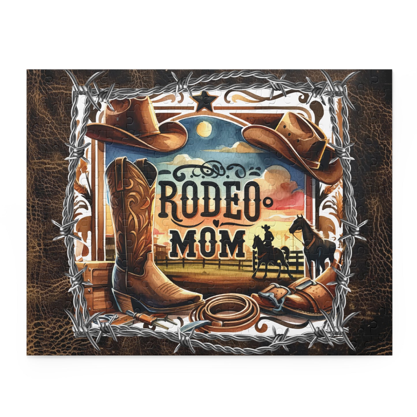 Puzzle, Western, Rodeo Mom  (120, 252, 500-Piece) awd-610