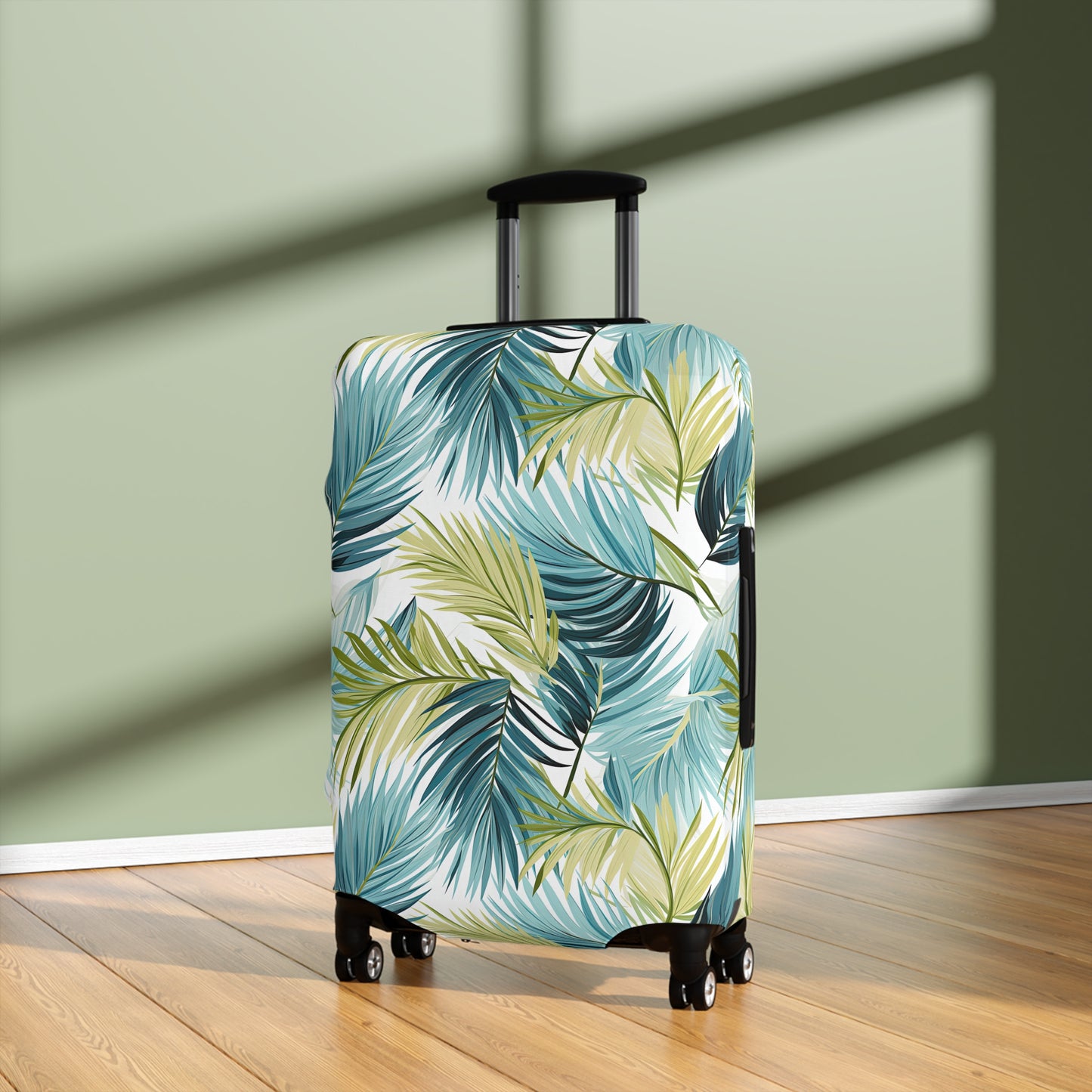 Luggage Cover, Tropical Leaves