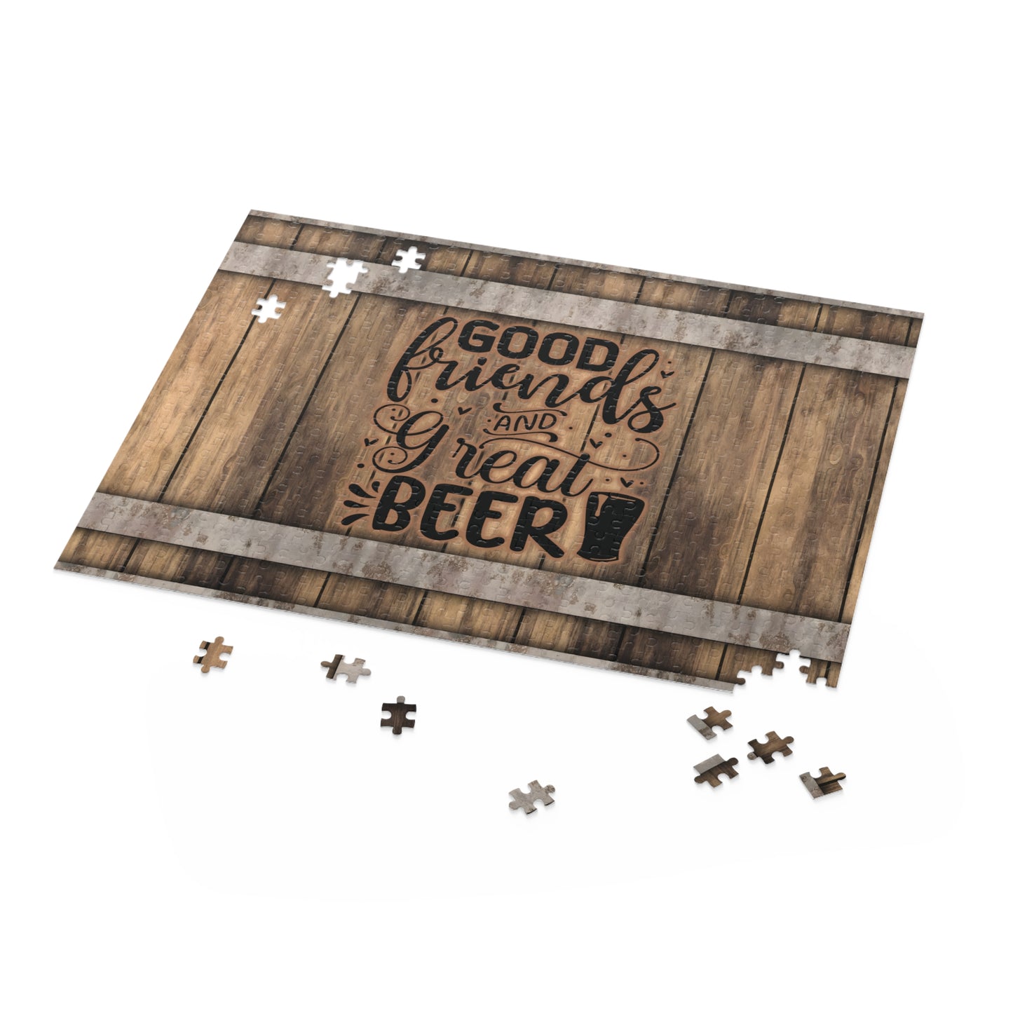 Puzzle, Good Friends Great Beer  (120, 252, 500-Piece) awd-567