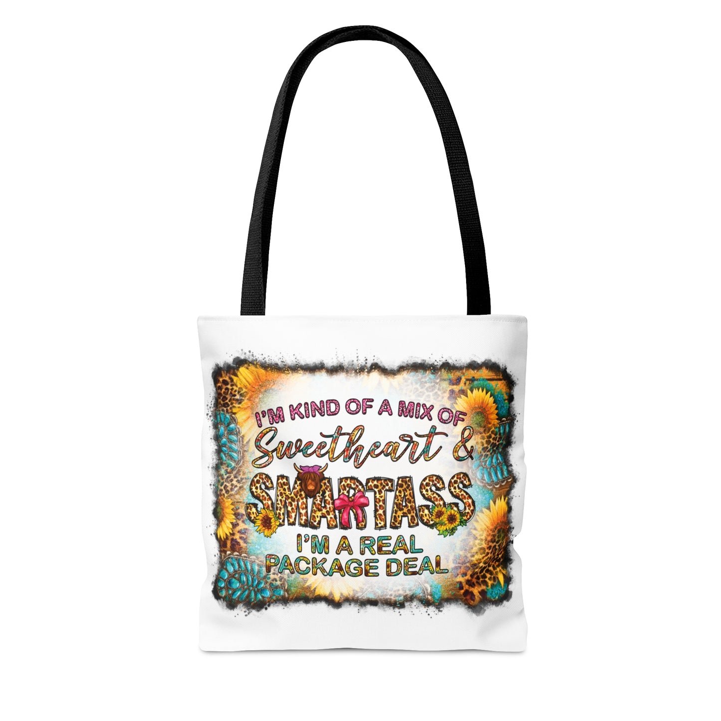 Tote Bag, Western, I'm kind of a mix of sweetheart