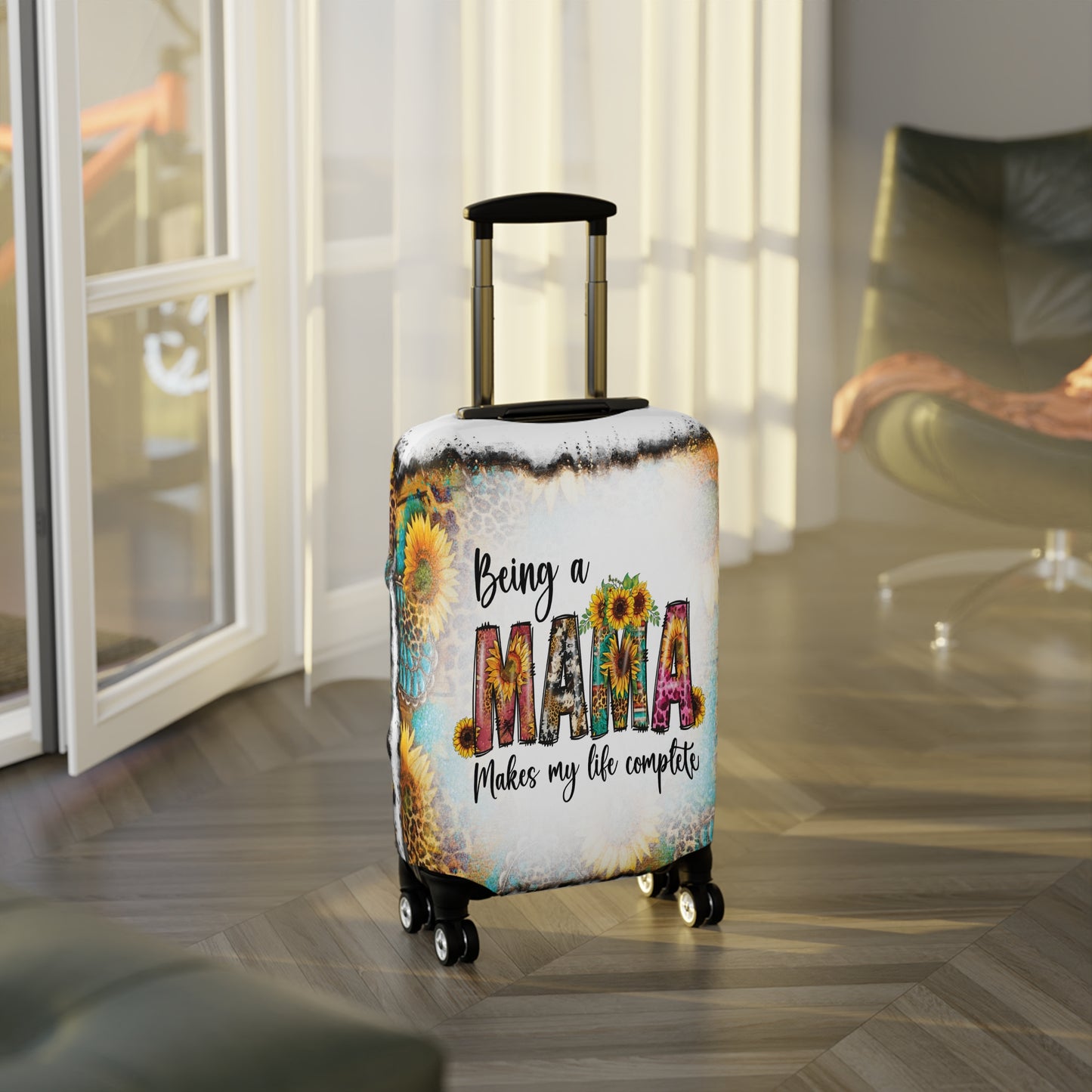 Luggage Cover, Country and Western, Being a Mama Makes my Life Complete, awd-1021