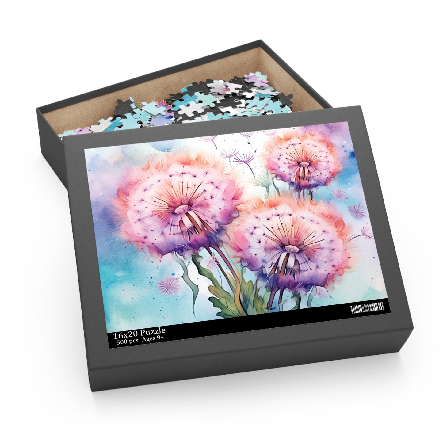 Personalised/Non-Personalised Puzzle, Floral (120, 252, 500-Piece)