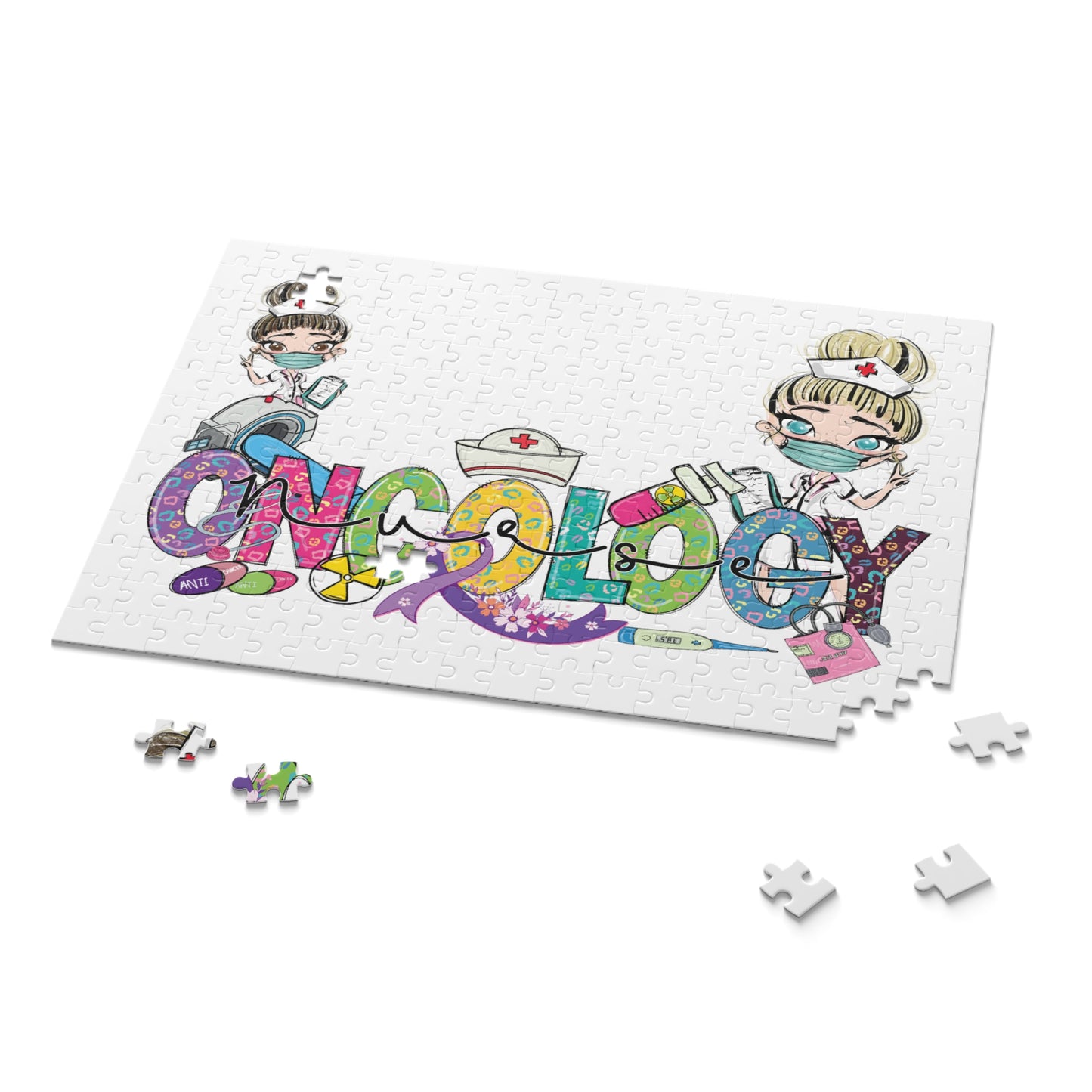 Personalised/Non-Personalised Puzzle, Oncology Nurse (120, 252, 500-Piece)