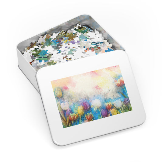 Jigsaw Puzzle, Floral, Personalised/Non-Personalised (30, 110, 252, 500,1000-Piece)