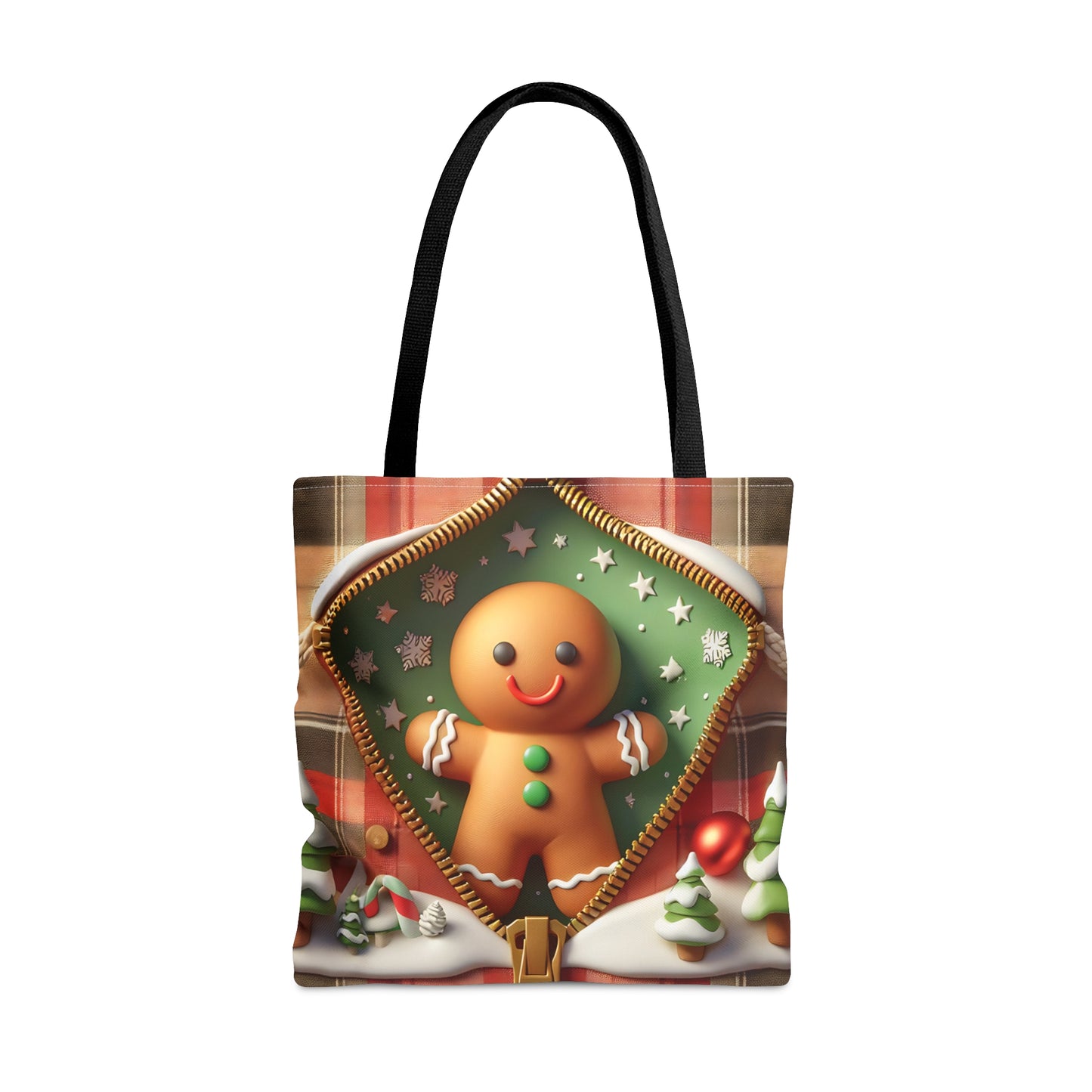 Tote Bag, Christmas, Gingerbread Man