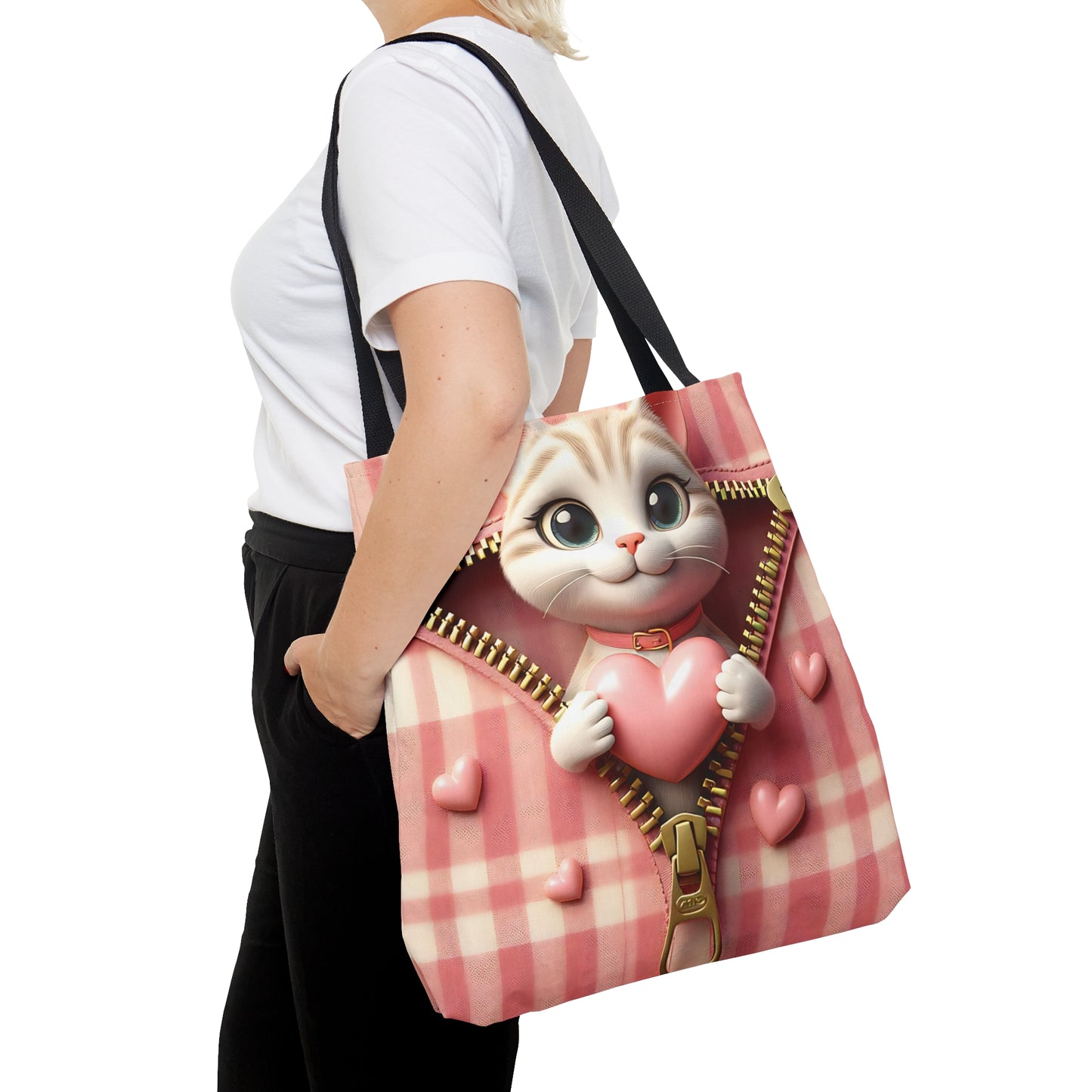 Tote Bag, Cat, Personalised/Non-Personalised Tote bag