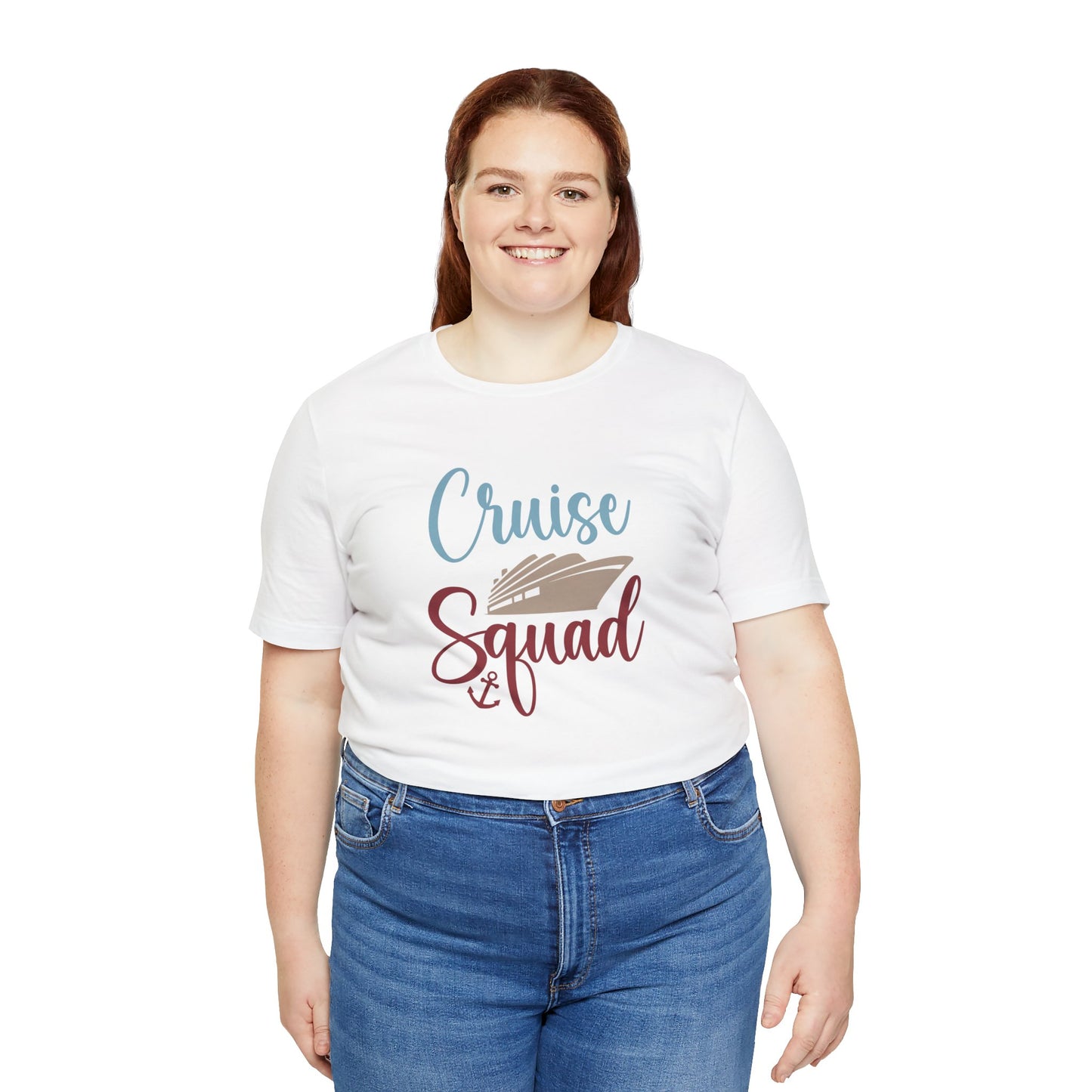 Unisex Adults Jersey Short Sleeve Tee, Cruise Tee, 100% Cotton, Cruise Squad, Light Fabric 142 g/m²