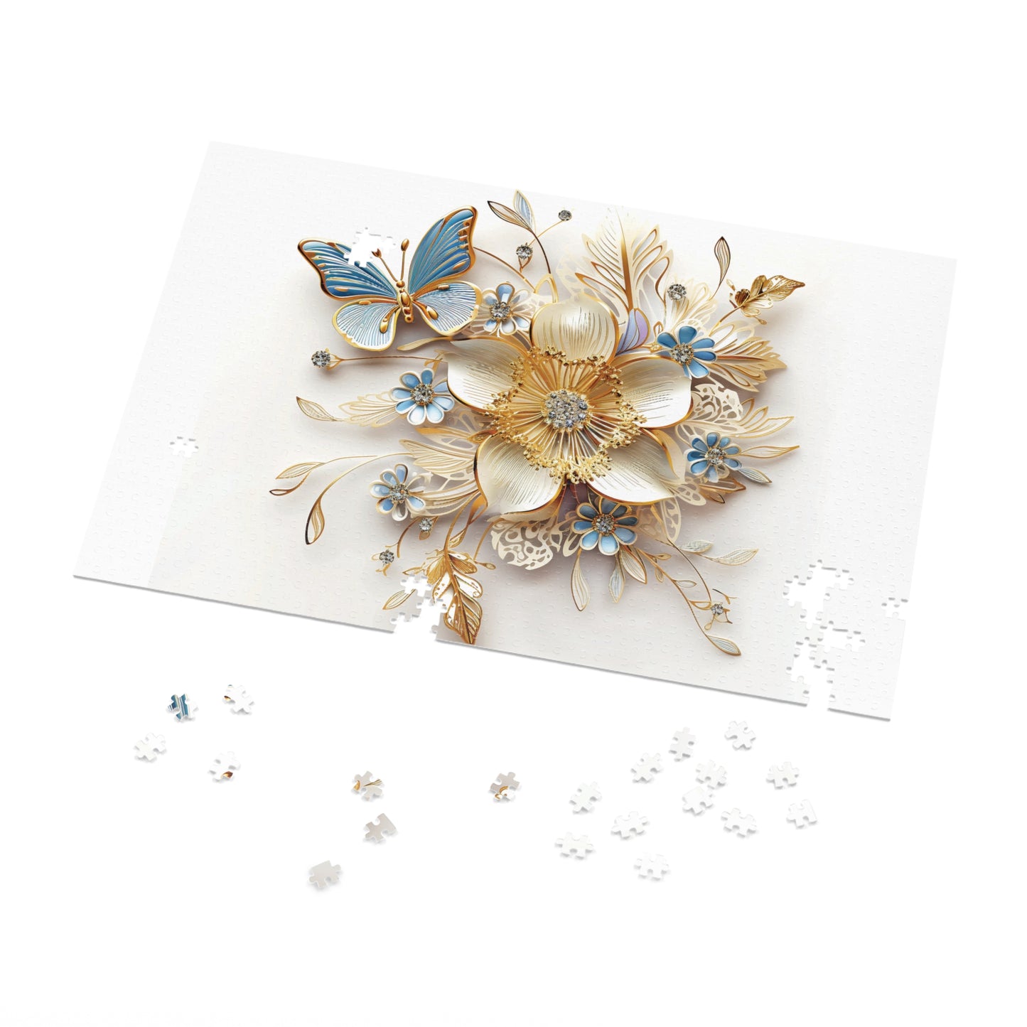 Jigsaw Puzzle, Floral, Personalised/Non-Personalised (30, 110, 252, 500,1000-Piece)