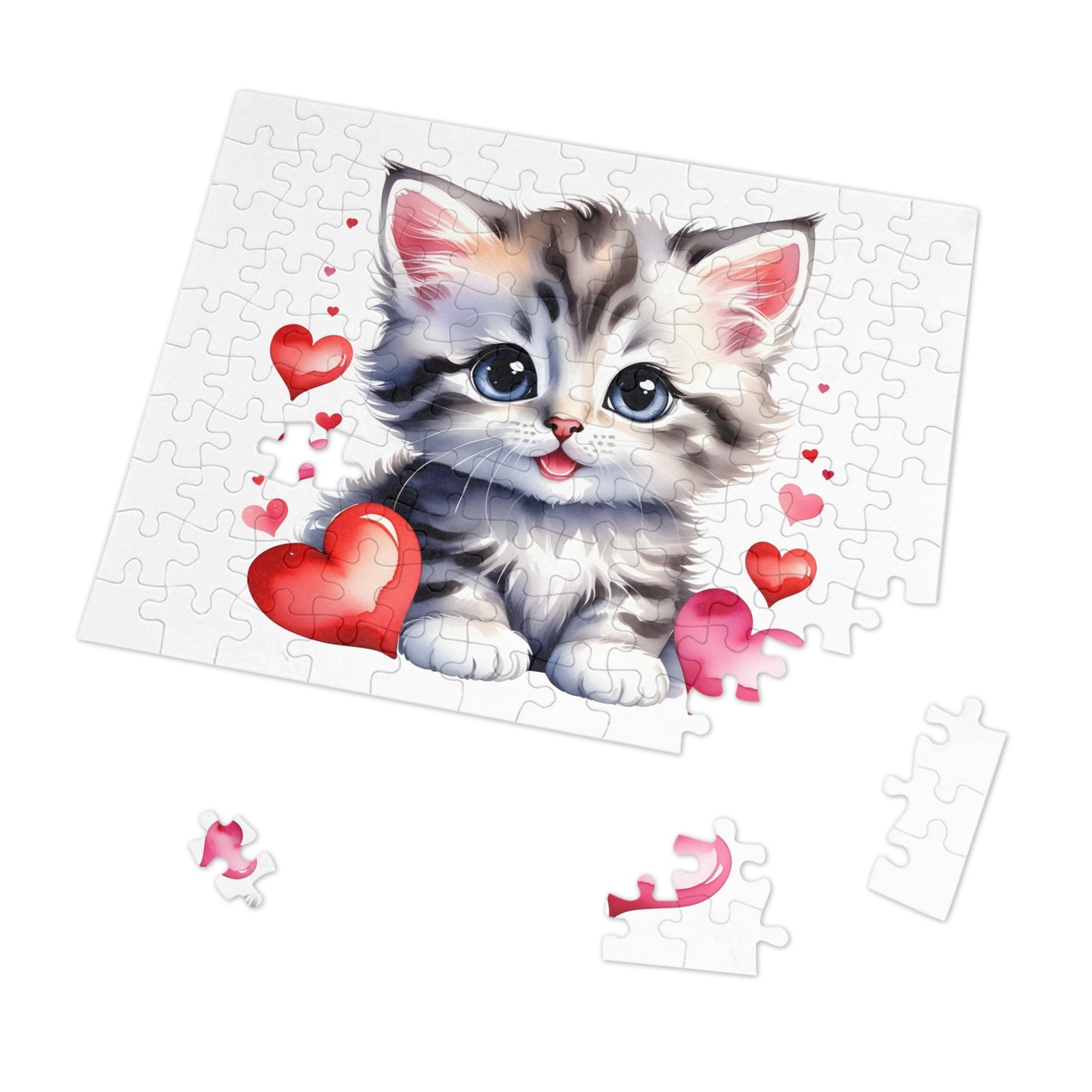 Jigsaw Puzzle, Cat, Personalised/Non-Personalised (30, 110, 252, 500,1000-Piece)