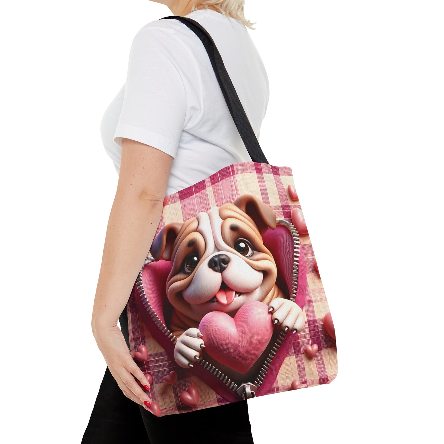 Tote Bag, Cute Dog, Personalised/Non-Personalised Tote bag