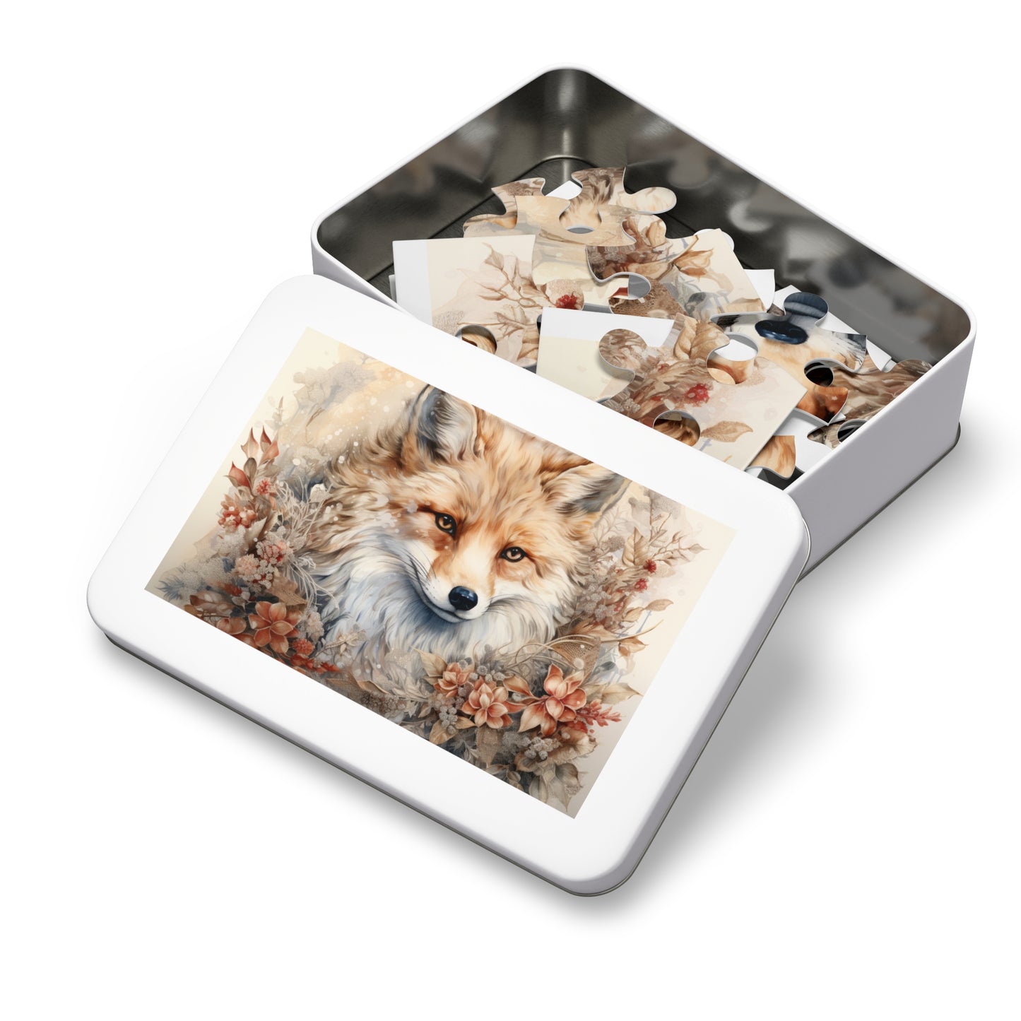 Jigsaw Puzzle, Fox, Personalised/Non-Personalised (30, 110, 252, 500,1000-Piece)