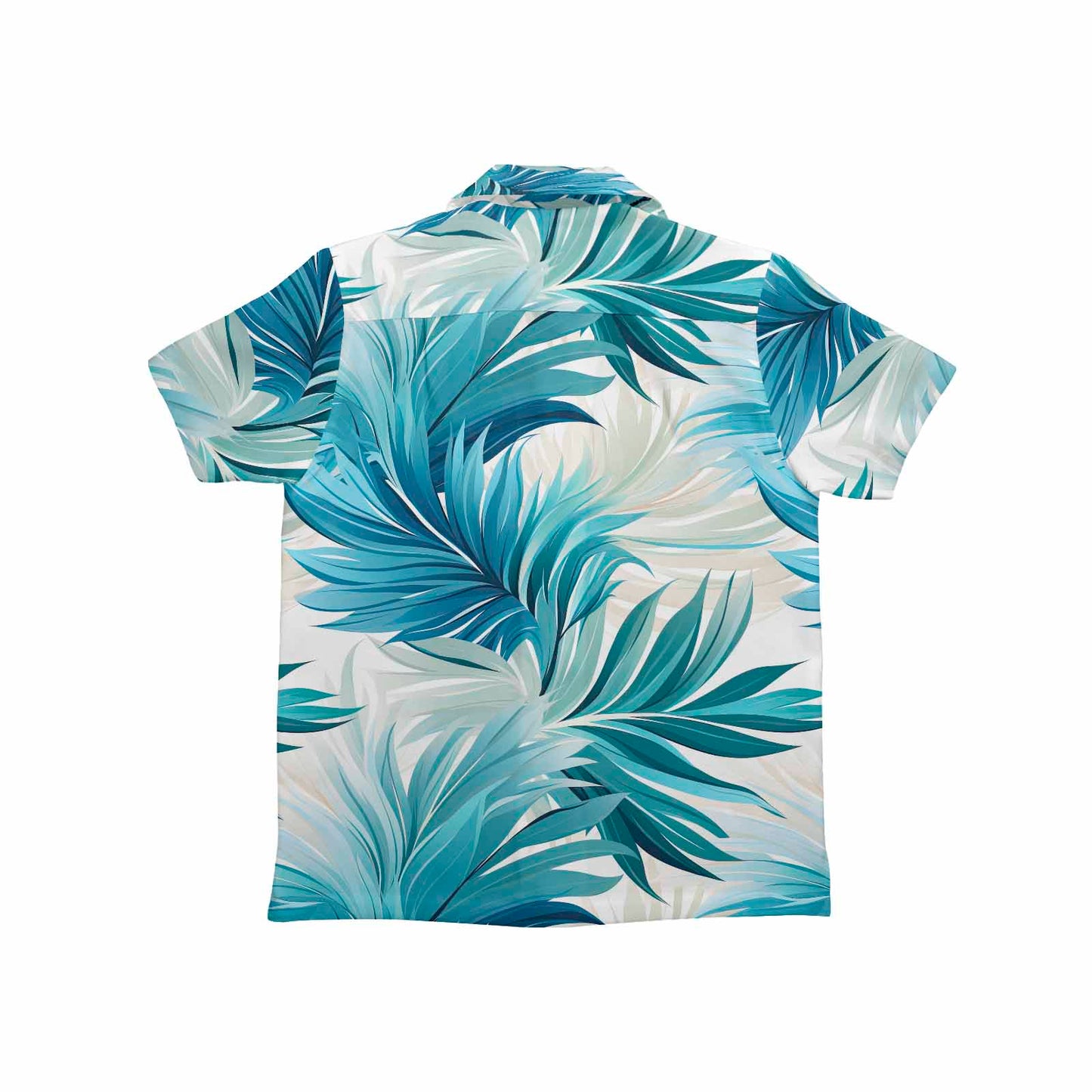 Blue Palms  Little Boys Hawaiian Shirt