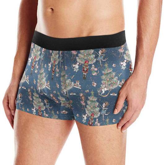 Blue Christmas Nutcracker  AUS Men's Boxer Briefs (Made In AUS)