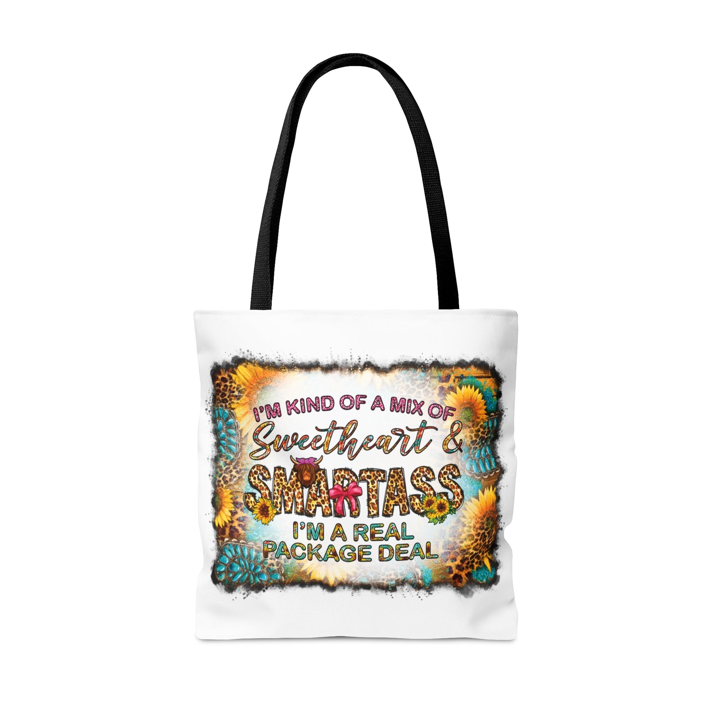 Tote Bag, Western, I'm kind of a mix of sweetheart