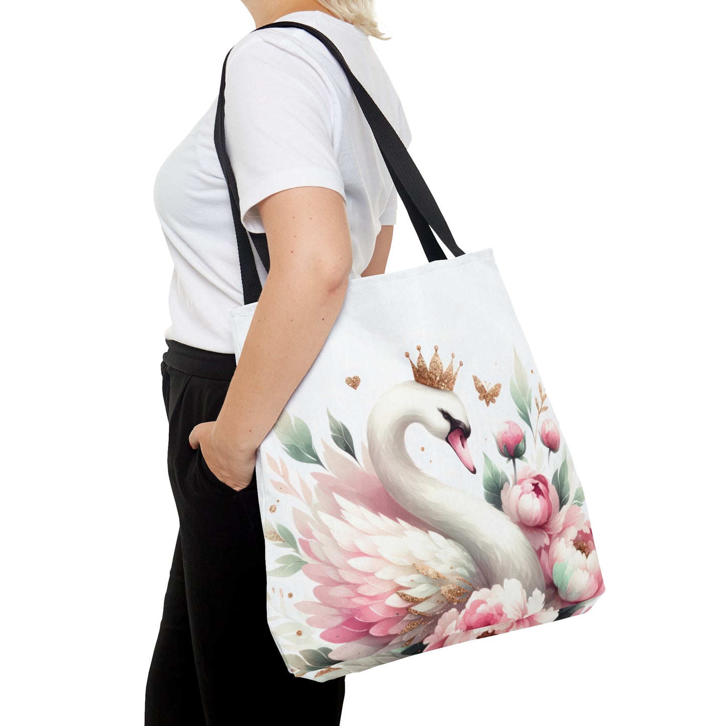 Tote Bag, Swan, Personalised/Non-Personalised Tote bag