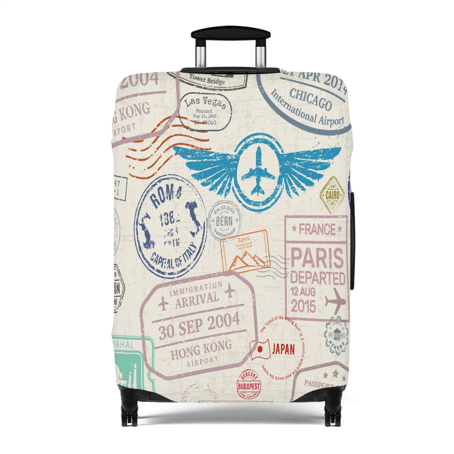 Luggage Cover, Travel Print, awd-1440