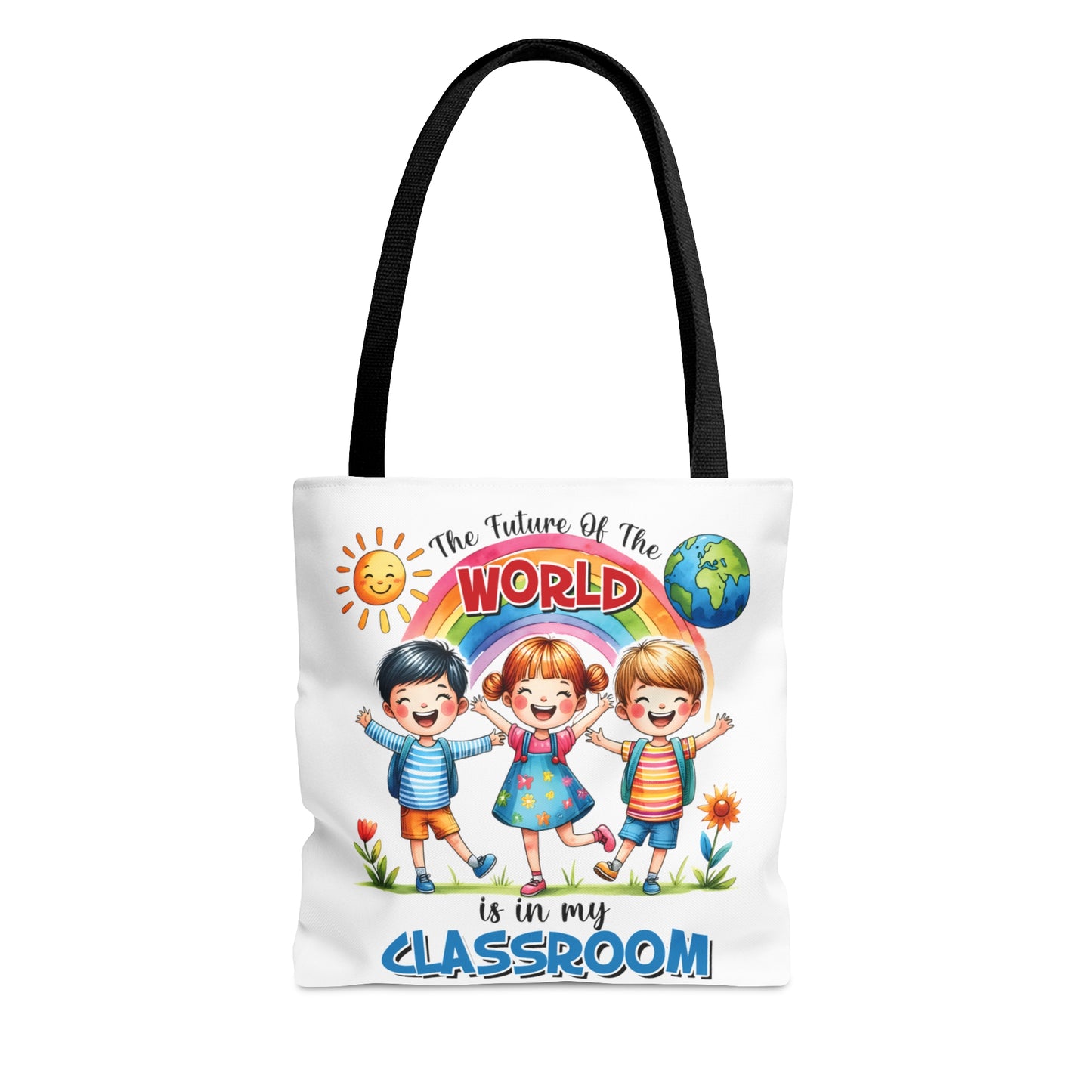 Tote Bag, Teacher, The future of the world is in my Classroom, Personalised/Non-Personalised Tote bag