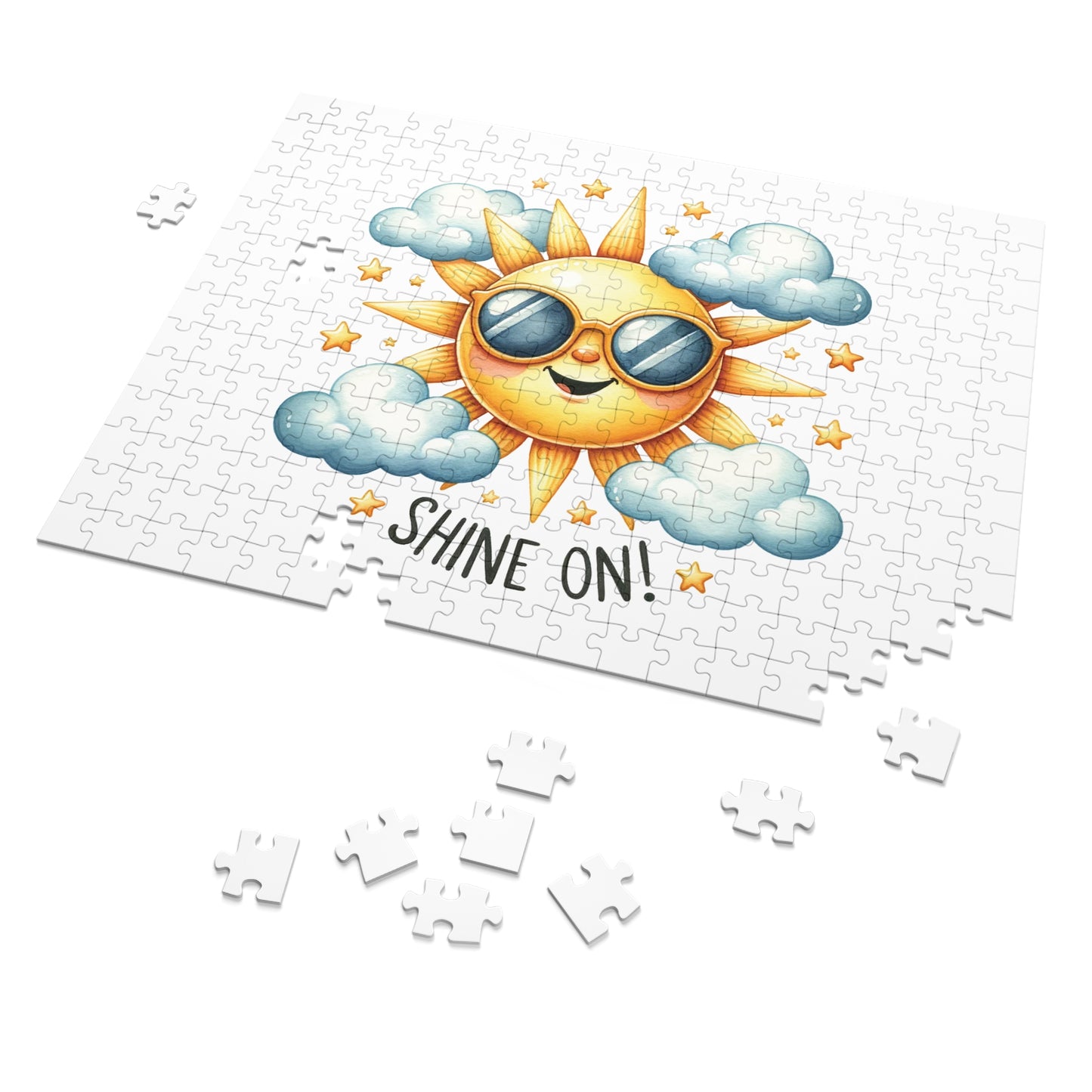 Jigsaw Puzzle, Sun, Shine On, Personalised/Non-Personalised (30, 110, 252, 500,1000-Piece)