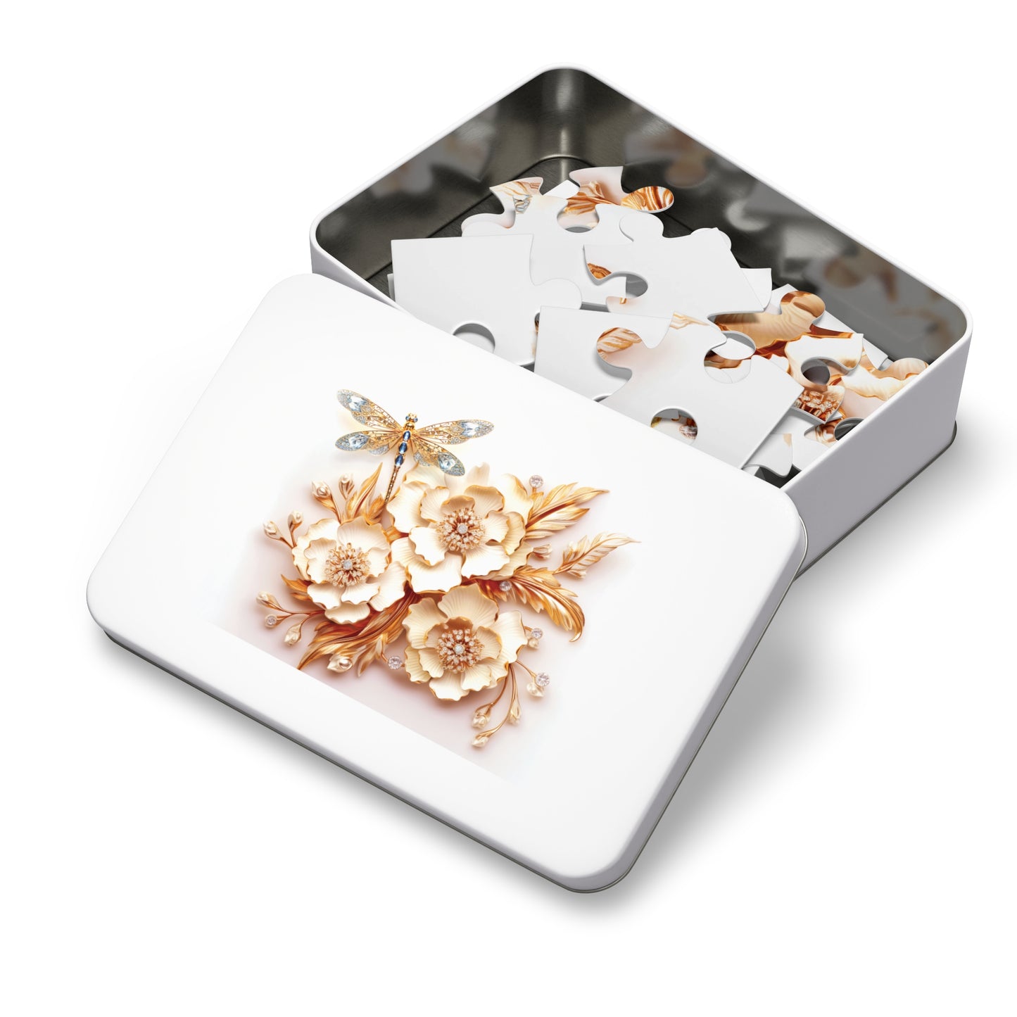 Jigsaw Puzzle, Floral, Personalised/Non-Personalised (30, 110, 252, 500,1000-Piece)