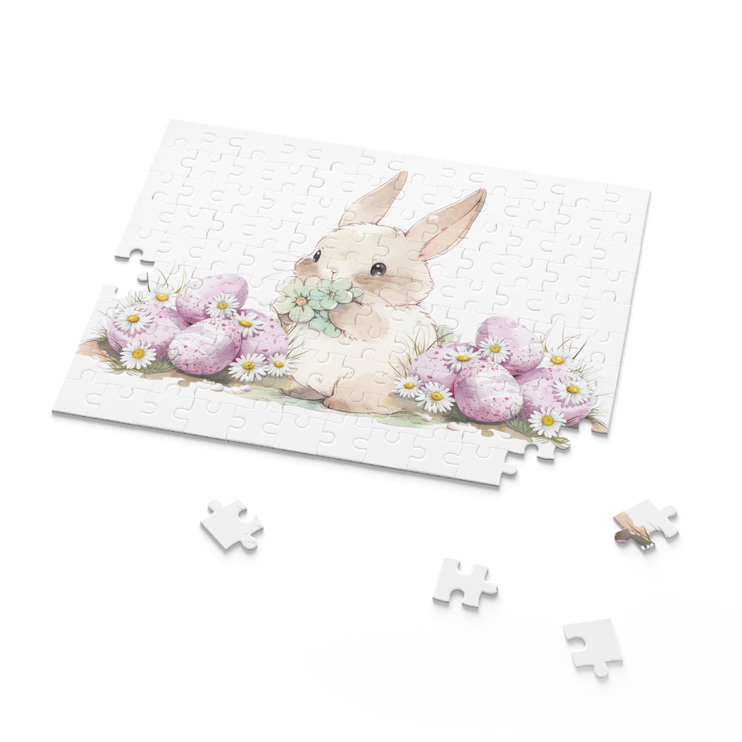 Personalised/Non-Personalised Puzzle, Easter Bunny (120, 252, 500-Piece)