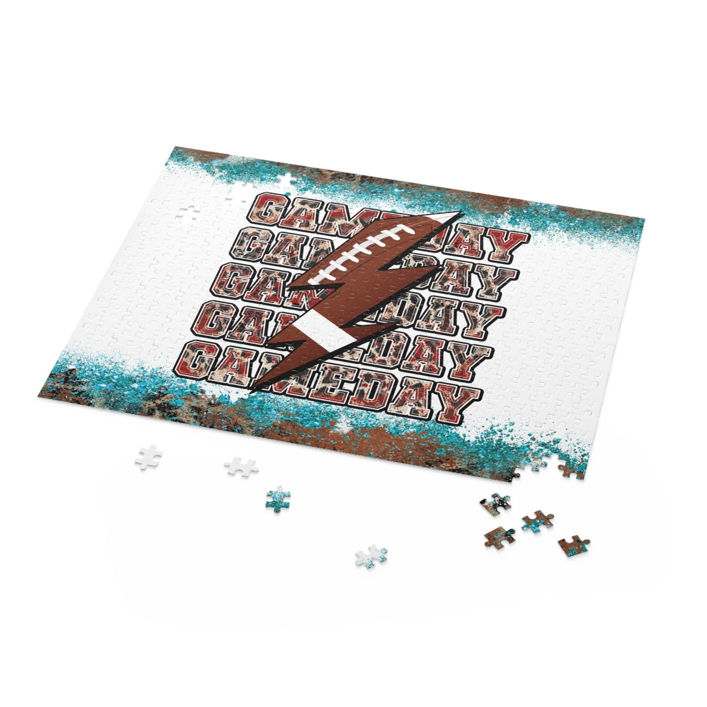 Personalised/Non-Personalised Puzzle, Football Gameday (120, 252, 500-Piece)