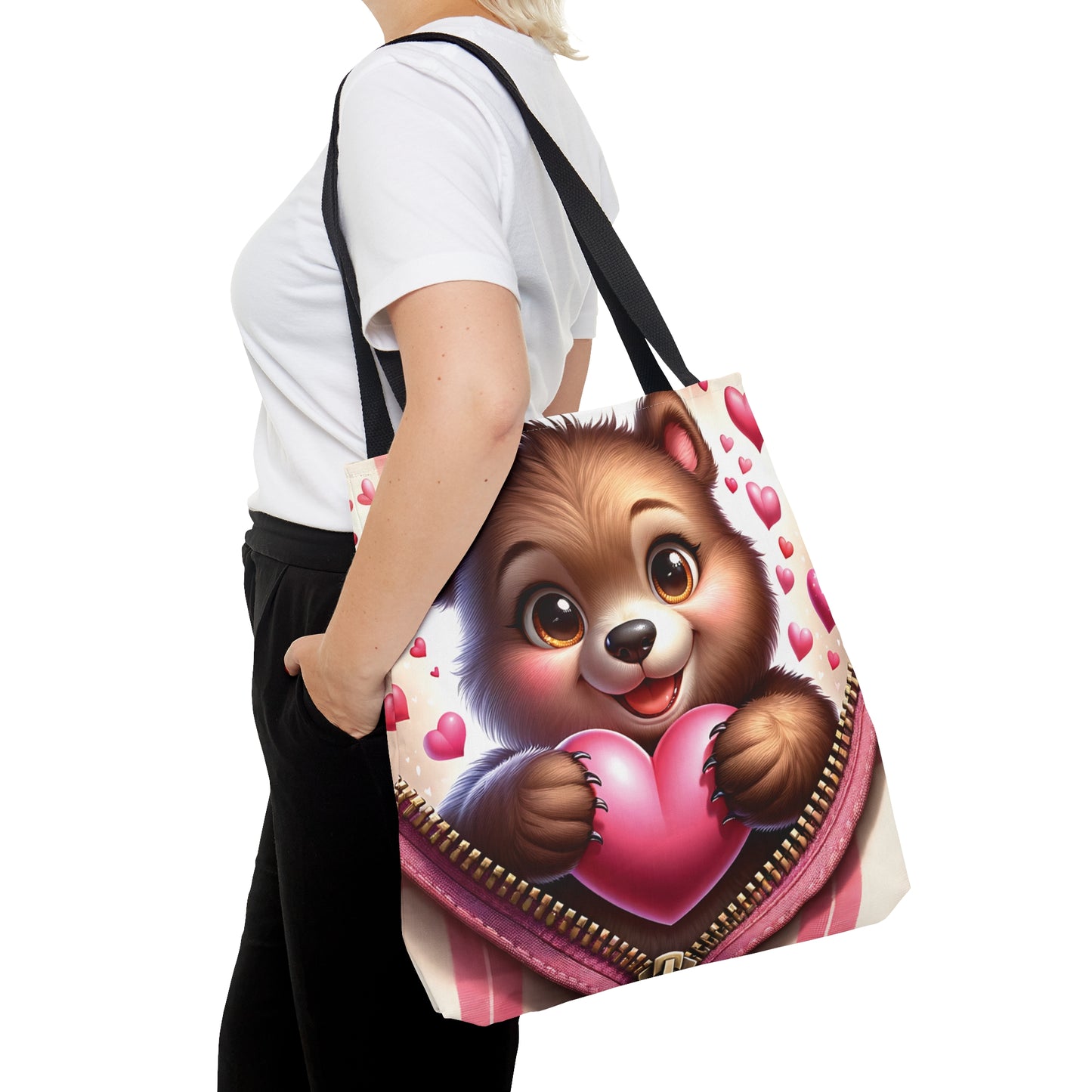 Tote Bag, Bear, Personalised/Non-Personalised Tote bag