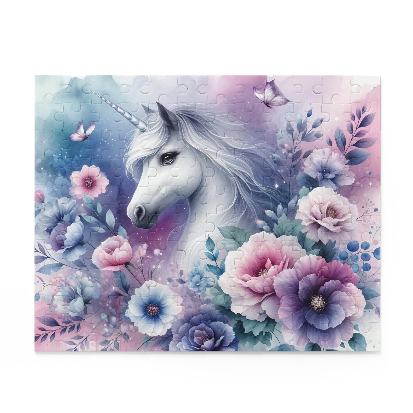 Personalised/Non-Personalised Puzzle, Unicorn (120, 252, 500-Piece)