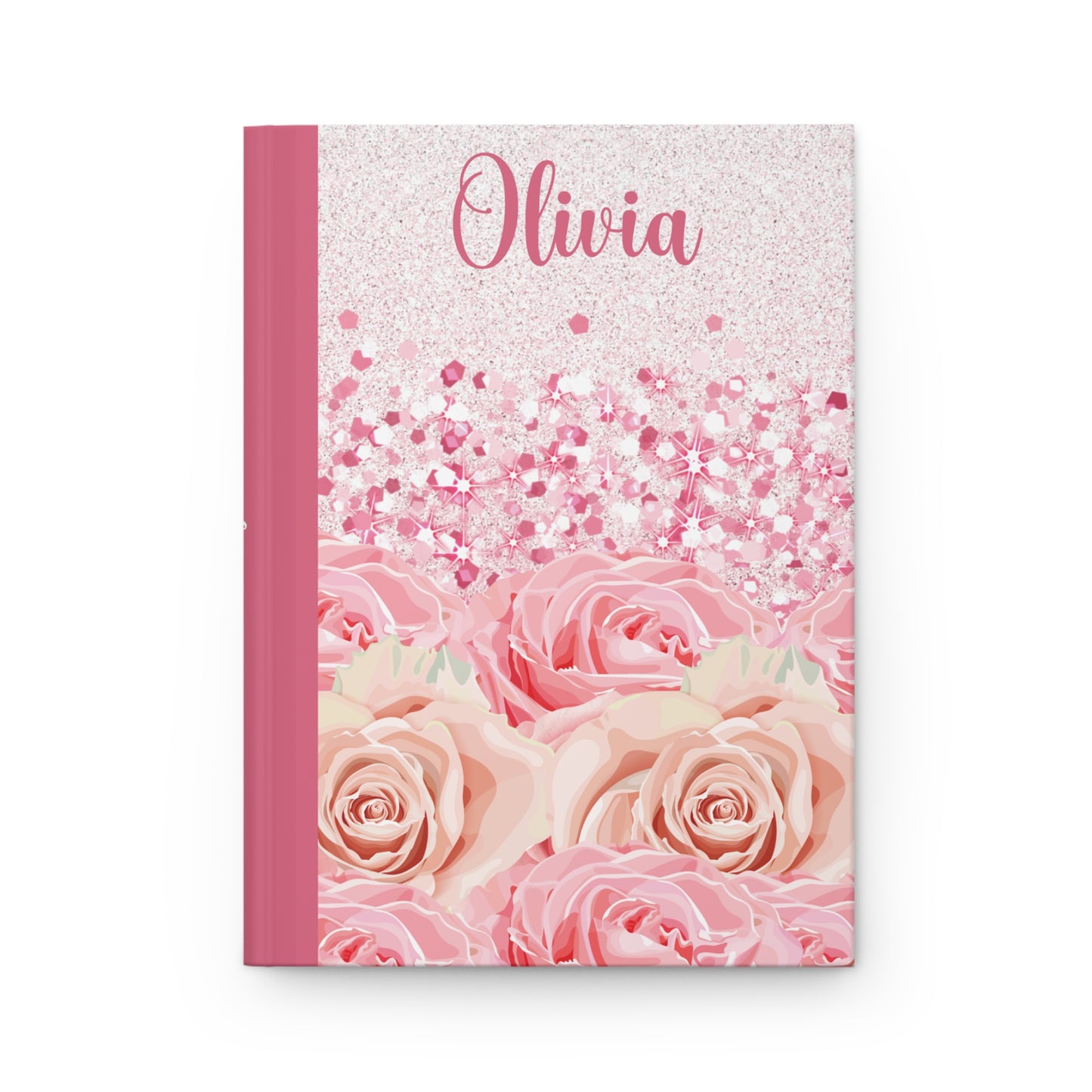 Personalised Hardcover Journal Matte, Roses, awd-1726