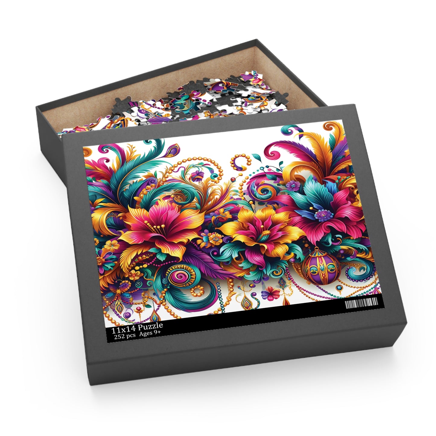 Personalised/Non-Personalised Puzzle, Floral (120, 252, 500-Piece)