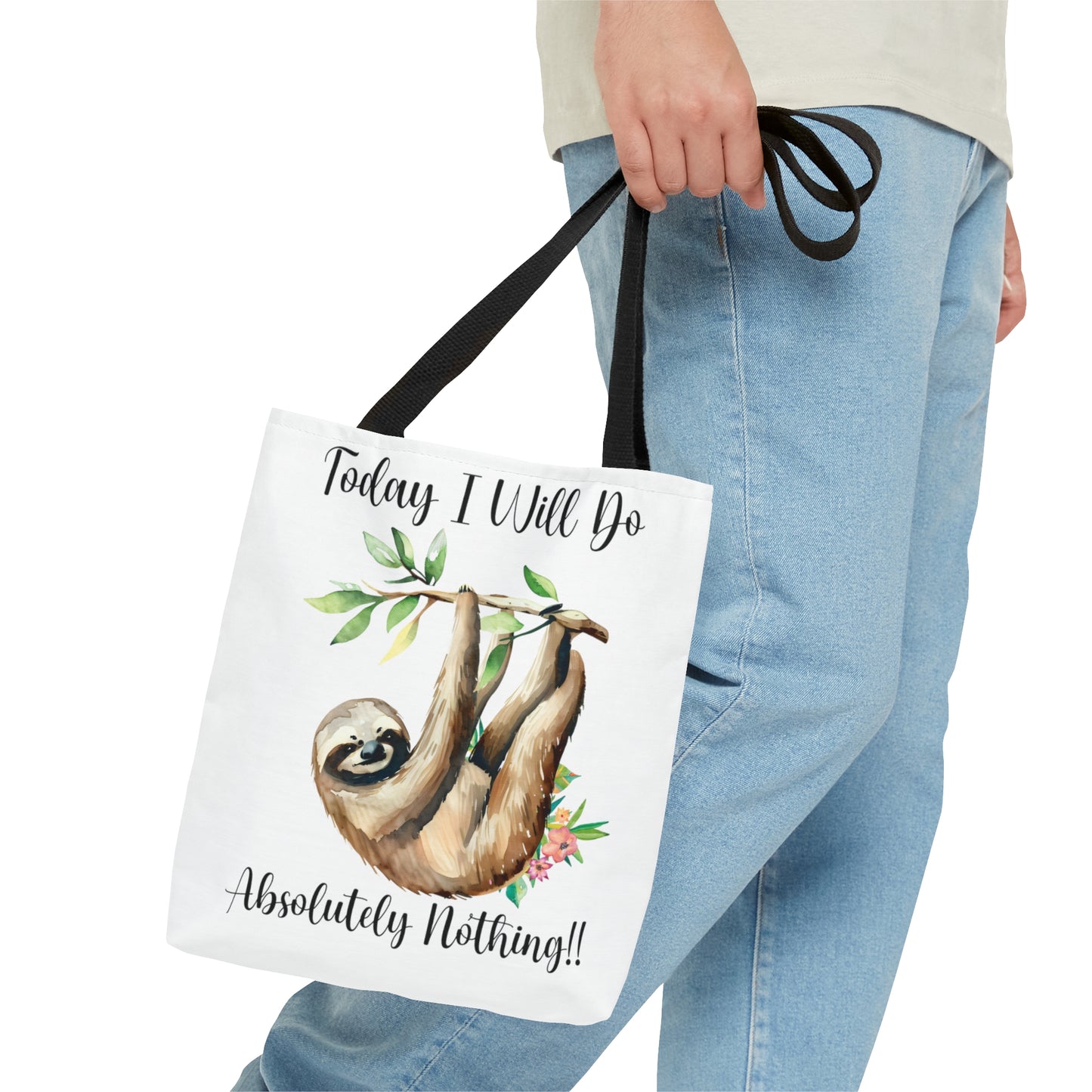 Tote Bag, Sloth, Personalised/Non-Personalised Tote bag