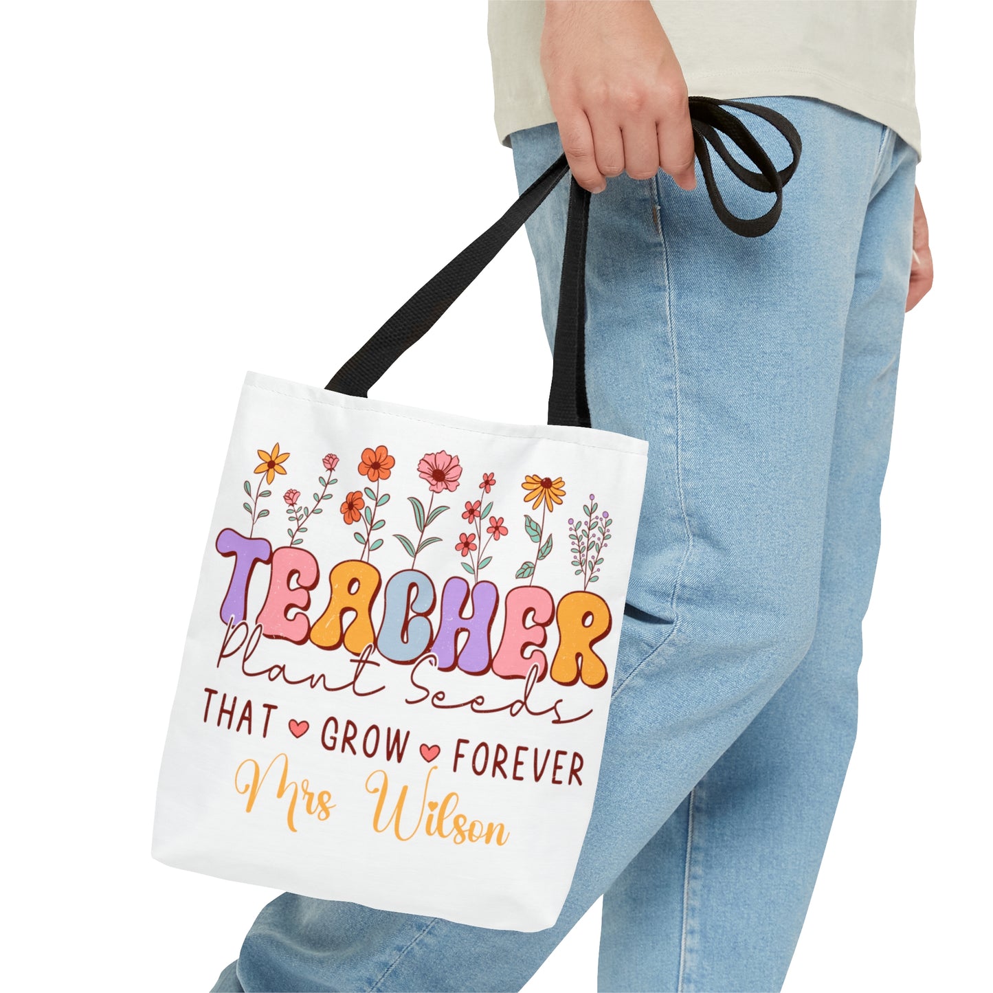 Personalised Tote Bag, Teacher Tote bag