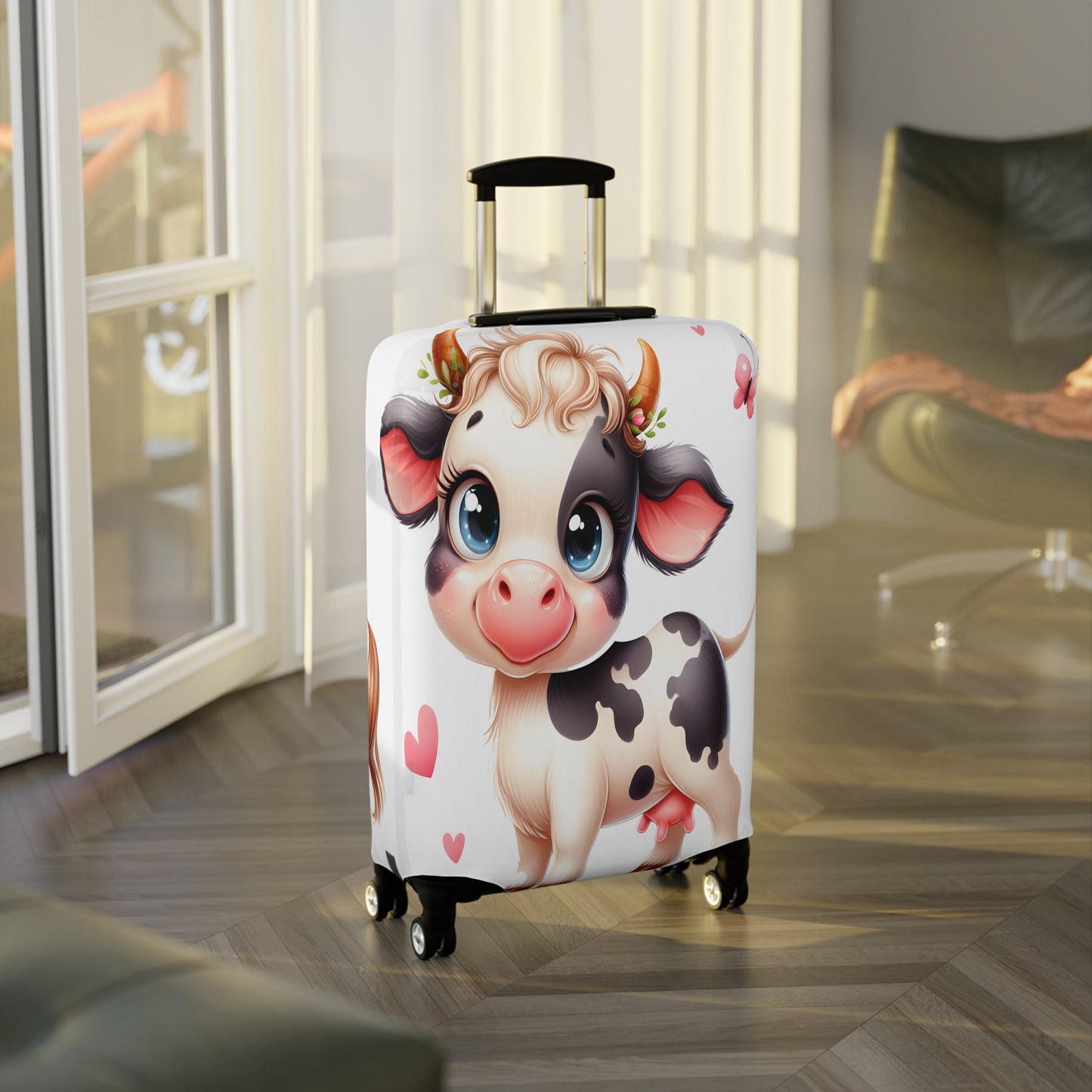 Luggage Cover, Cow, awd-1622