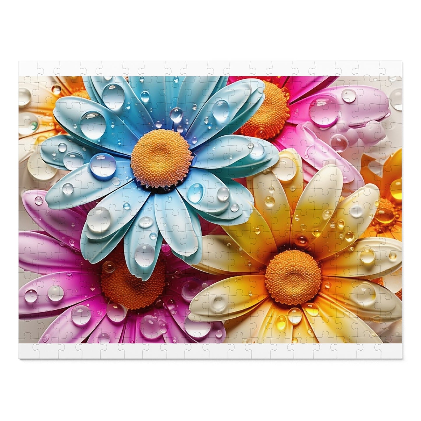 Jigsaw Puzzle, Floral, Personalised/Non-Personalised (30, 110, 252, 500,1000-Piece)