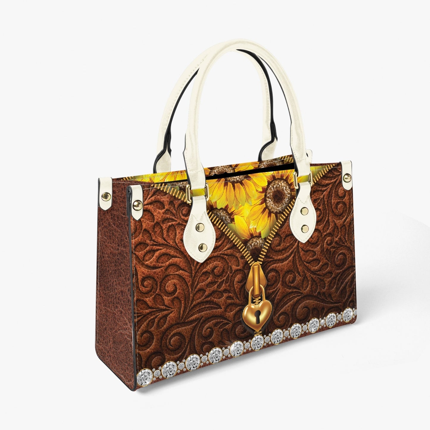 Women's Tote Bag - Long Strap - Sunflowers