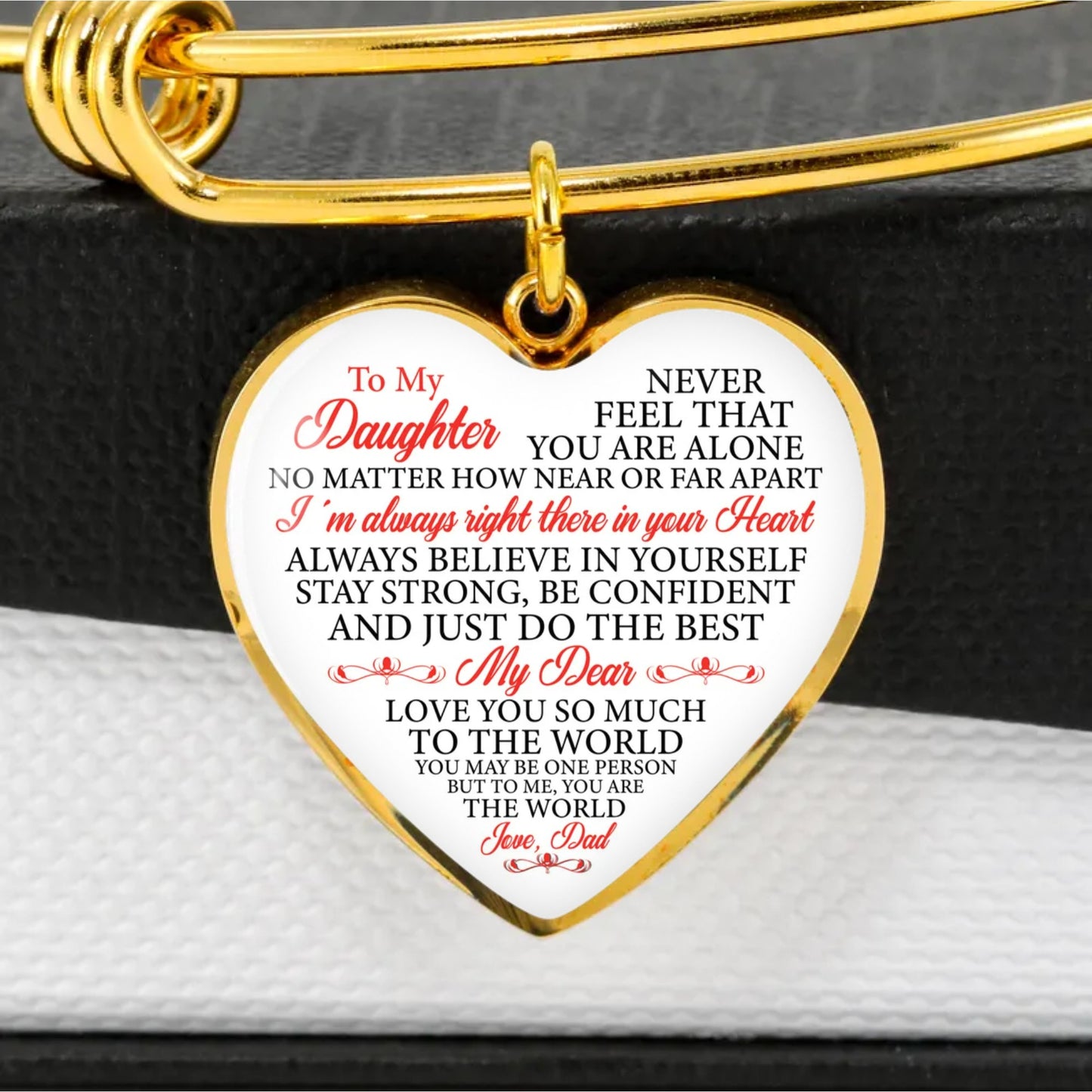 Heart Adjustable Bangle